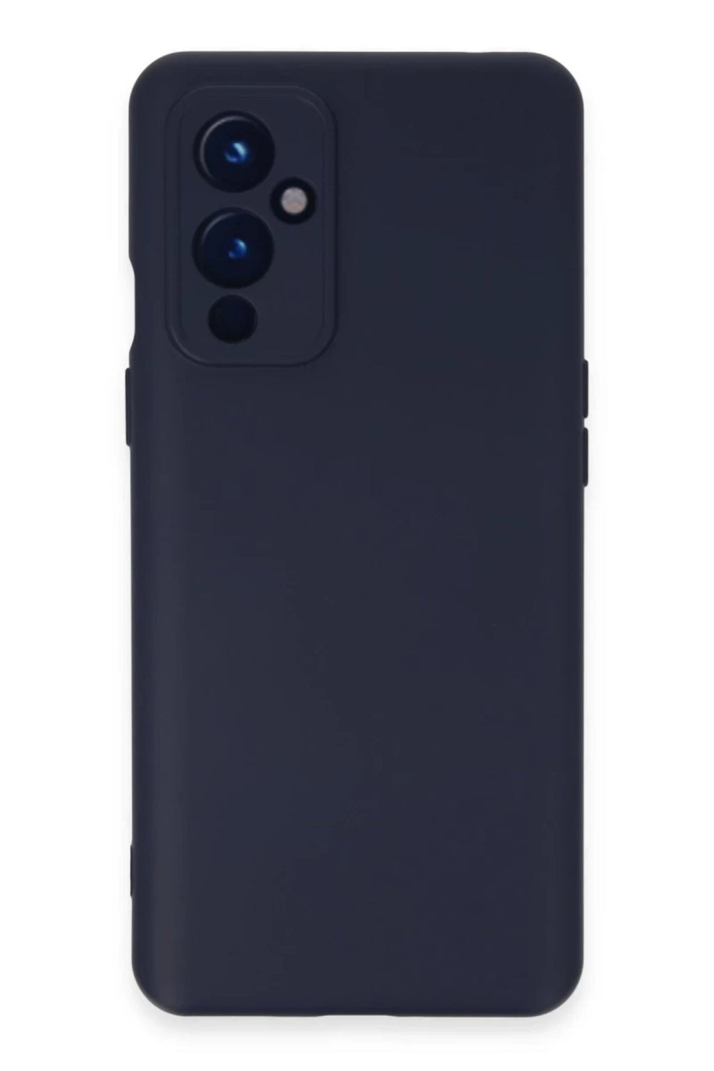 One Plus 9 Kılıf Nano içi Kadife Silikon - Lacivert