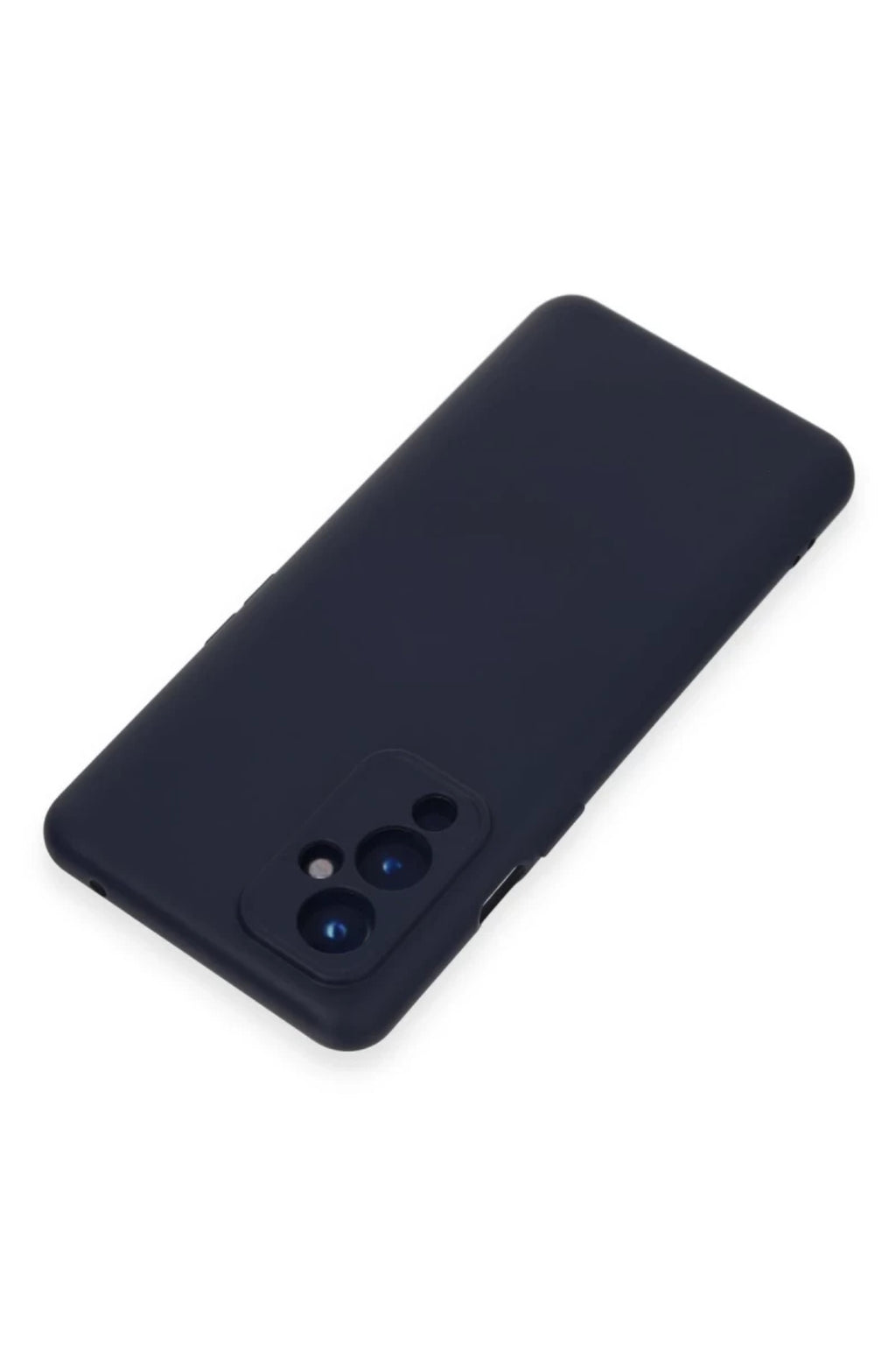 One Plus 9 Kılıf Nano içi Kadife Silikon - Lacivert