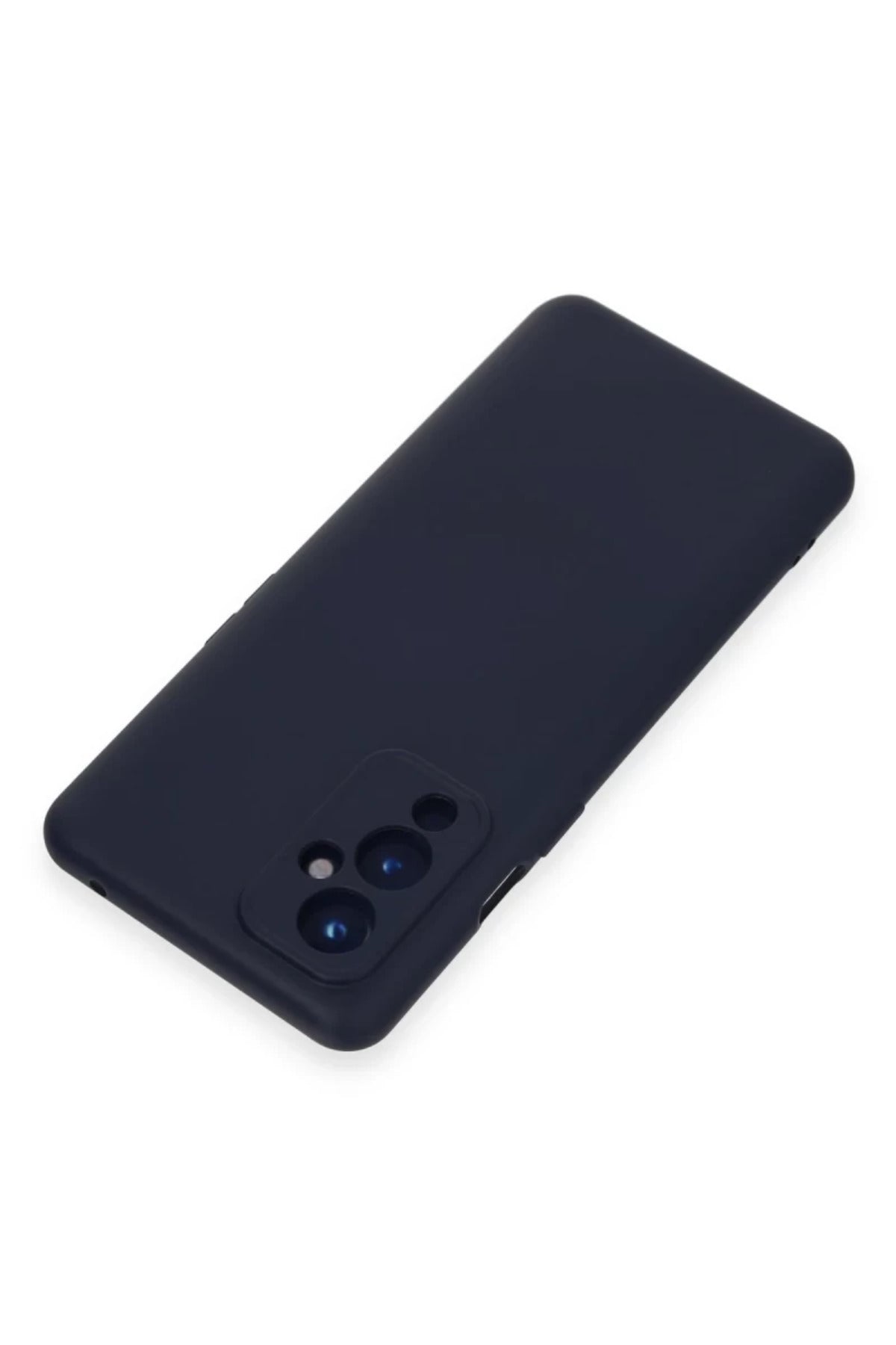 One Plus 9 Kılıf Nano içi Kadife Silikon - Lacivert