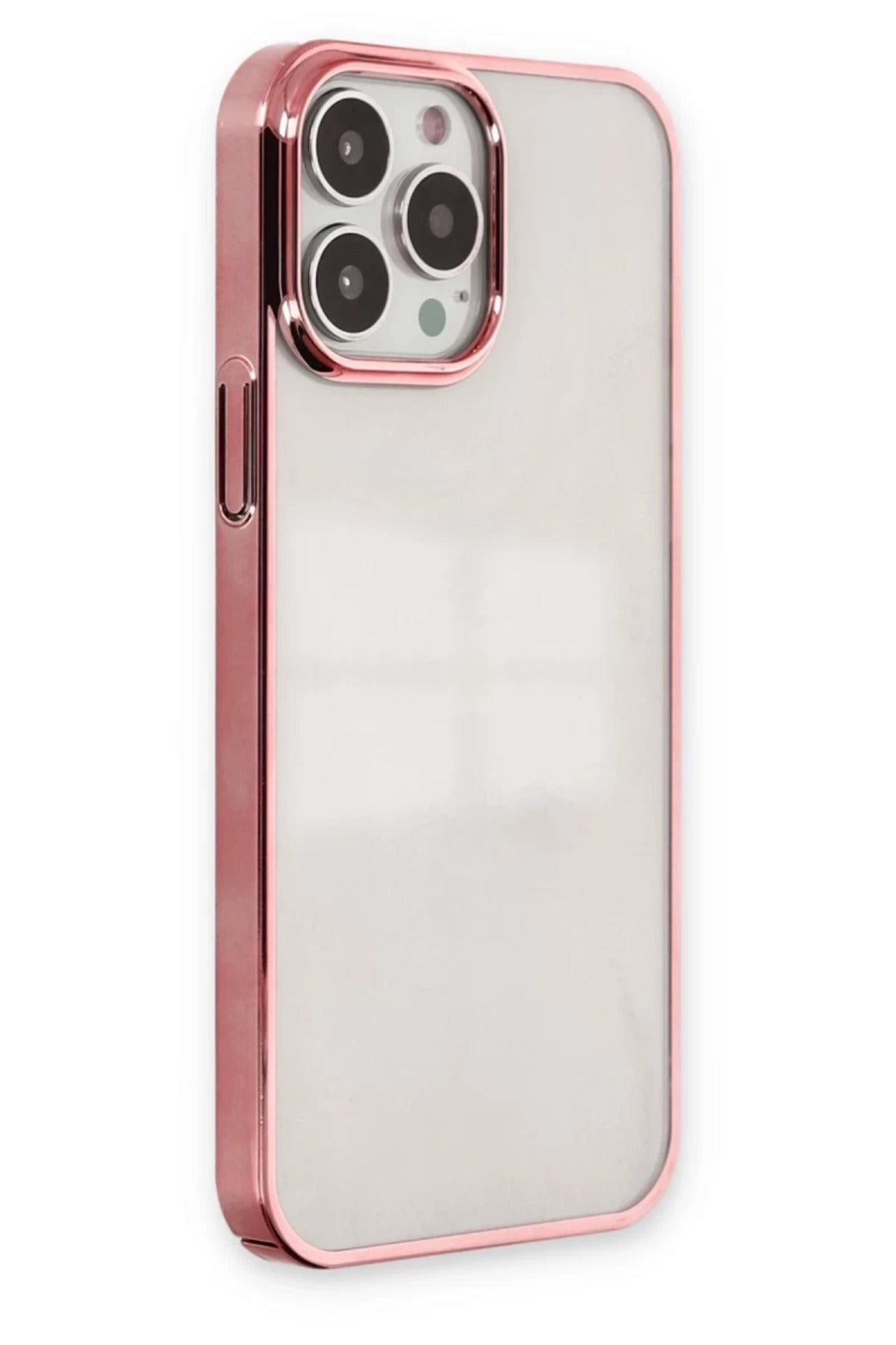 Apple iPhone 13 Pro Max Uyumlu Kılıf Element Silikon - Pembe