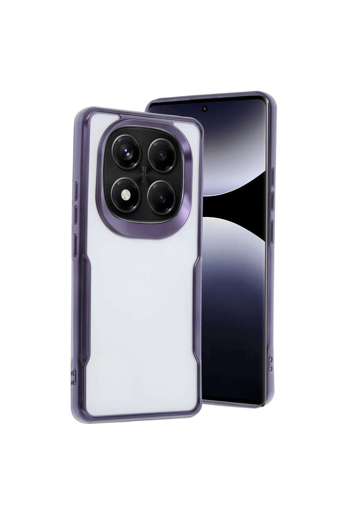 Xiaomi Redmi Note 14 Pro 5G Uyumlu Kılıf Boyi Silikon Kapak - Derin Mor