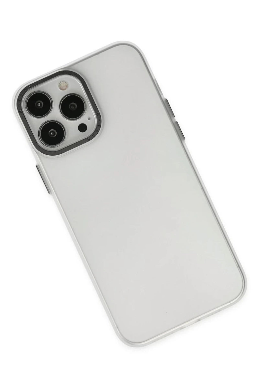 Apple iPhone 14 Pro Uyumlu Kılıf Modos Metal Kapak - Şeffaf