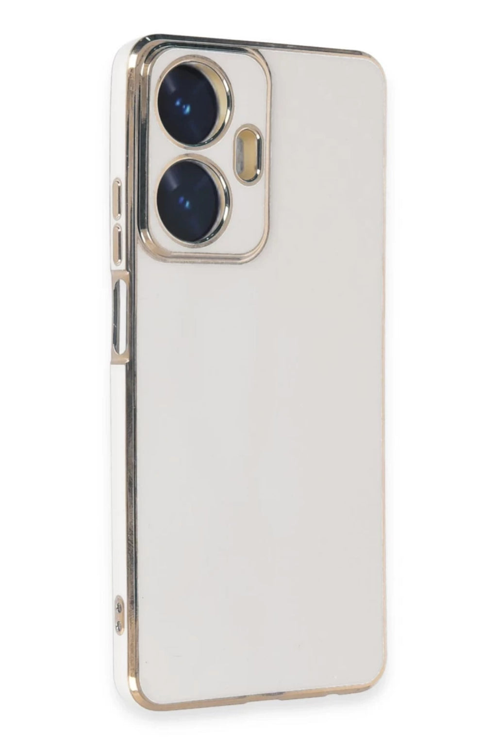Realme C55 Uyumlu Kılıf Volet Silikon - Beyaz