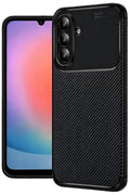 Samsung Galaxy A57 5G Uyumlu Auto Focus Karbon Kapak - Siyah