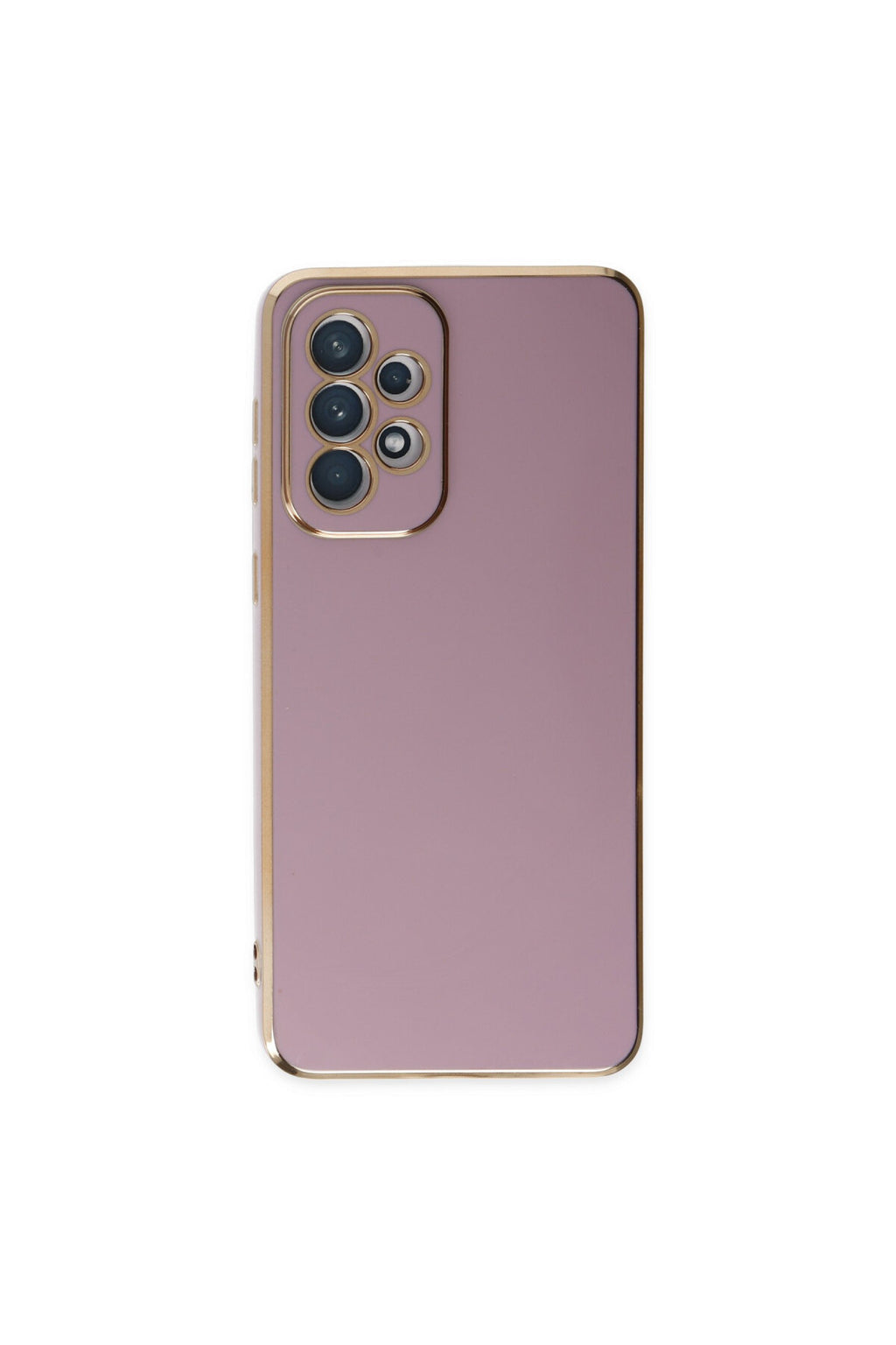 Samsung Galaxy A73 5G Uyumlu Kılıf Volet Silikon - Mor