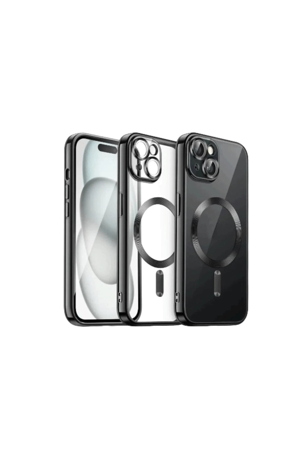 Apple iPhone 13 Uyumlu Kılıf Kross Magneticsafe Kapak - Siyah