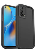 Oppo A74 4G Uyumlu Kılıf Viera Silikon - Siyah