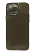 Apple iPhone 13 Pro Max Uyumlu Kılıf Fly Lens Silikon - Siyah