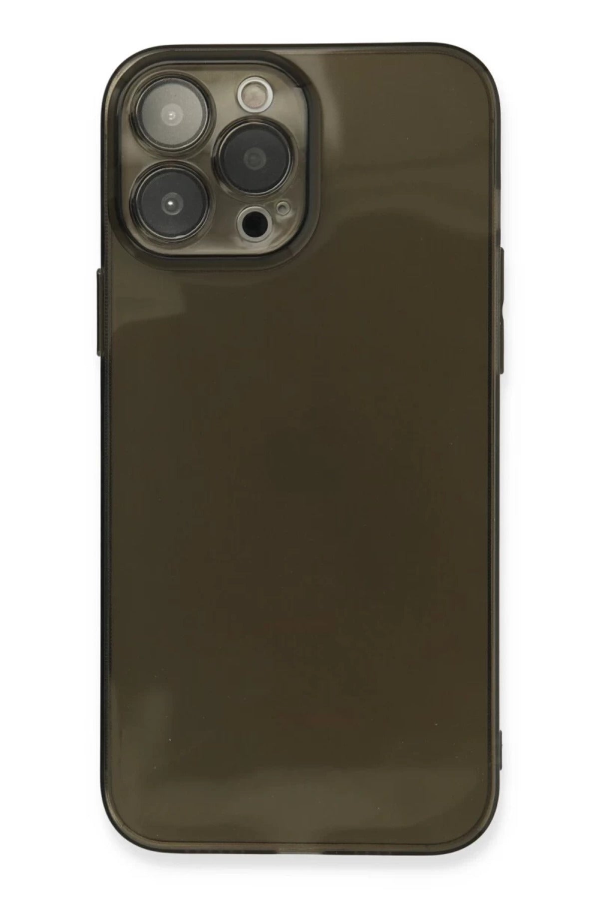 Apple iPhone 13 Pro Max Uyumlu Kılıf Fly Lens Silikon - Siyah