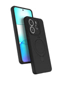 Xiaomi Redmi Note 14 4G Uyumlu Regal Magsafe Standlı Kapak - Siyah