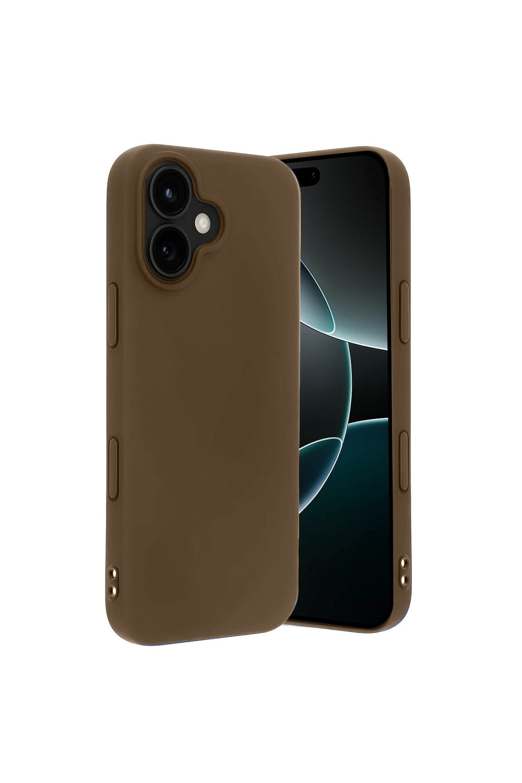Apple iPhone 17 Uyumlu First Silikon - Kahverengi