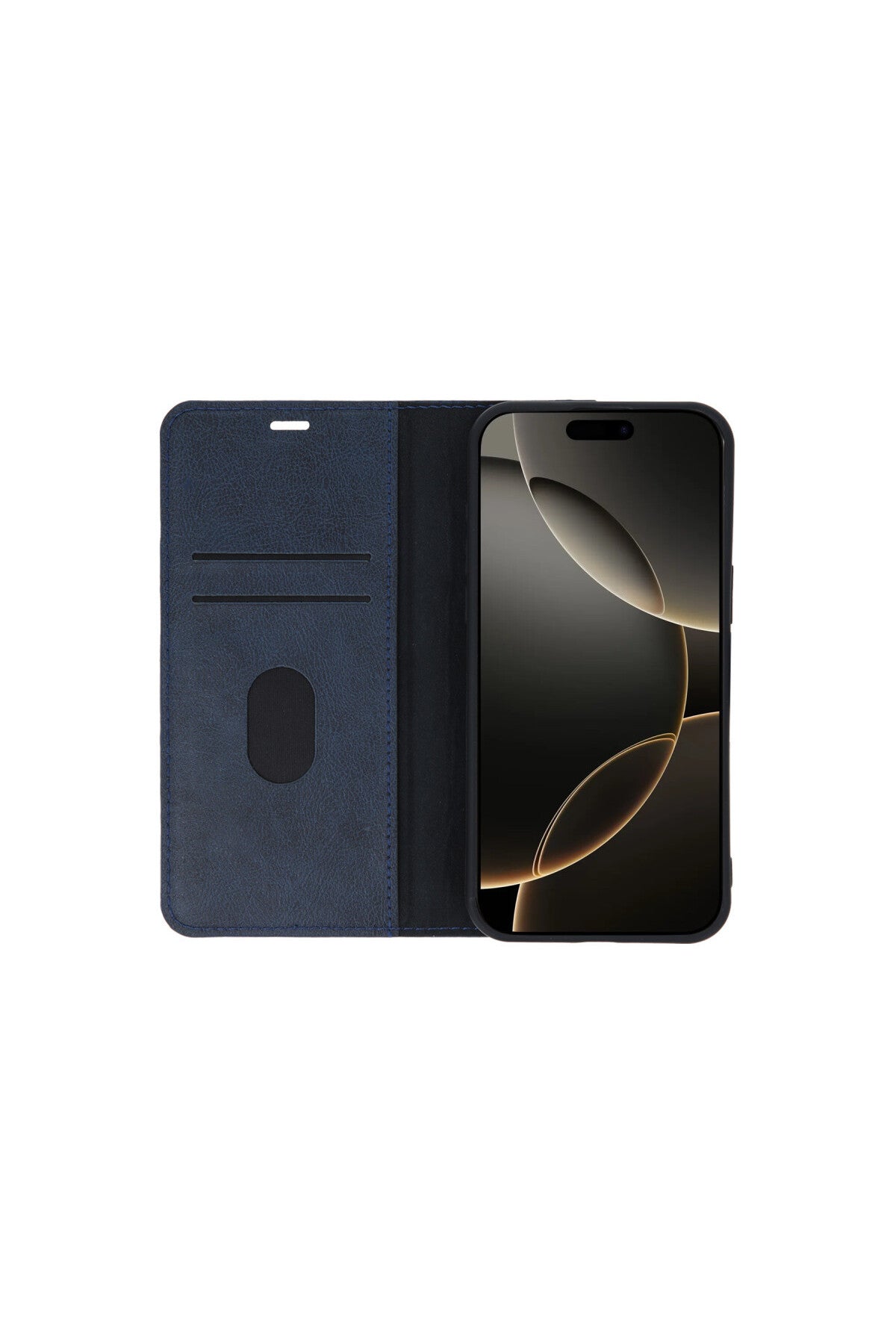 Apple iPhone 15 Pro Max Uyumlu Kılıf Trend S Plus Kapaklı Kılıf - Koyu Yeşil