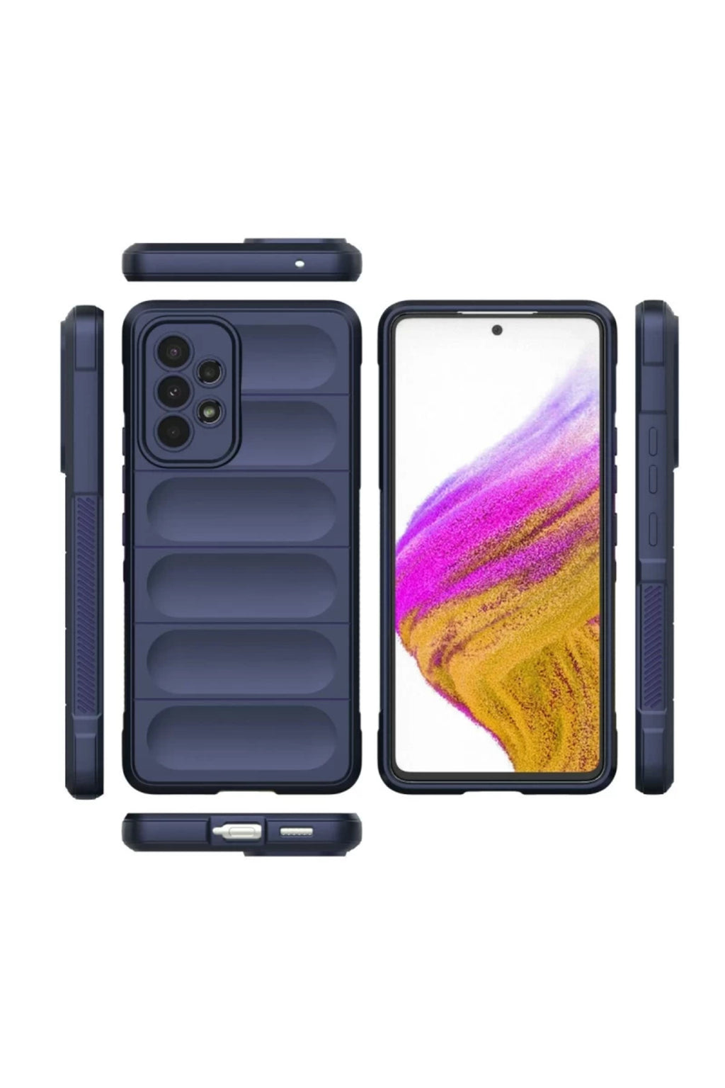 Samsung Galaxy A53 5G Uyumlu Kılıf Optimum Silikon - Lacivert