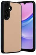 Samsung Galaxy M15 Uyumlu Kılıf Aras Deri Kapak - Pudra