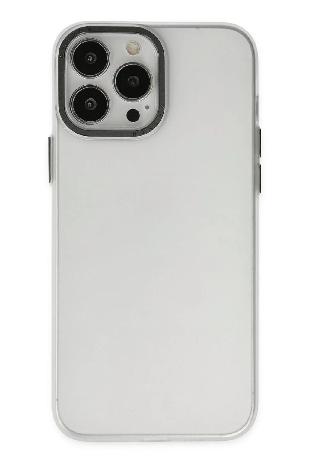 Apple iPhone 14 Pro Uyumlu Kılıf Modos Metal Kapak - Şeffaf