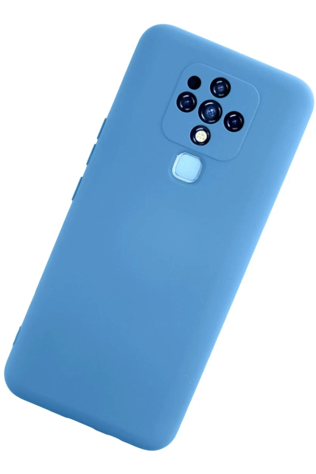 Tecno Camon 16 Uyumlu Kılıf Nano içi Kadife Silikon - Mavi