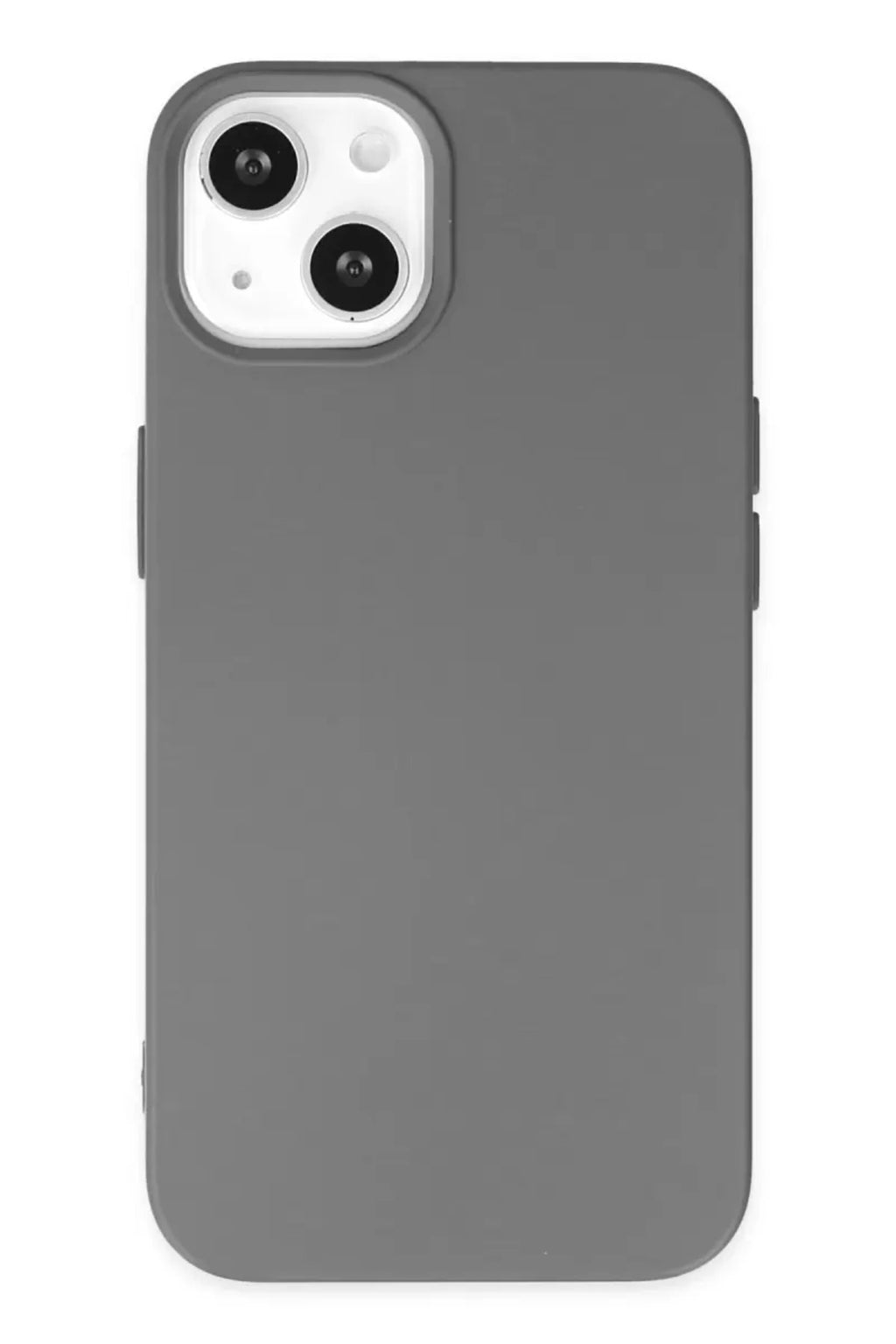 Apple iPhone 14 Uyumlu Kılıf Nano içi Kadife Silikon - Gri