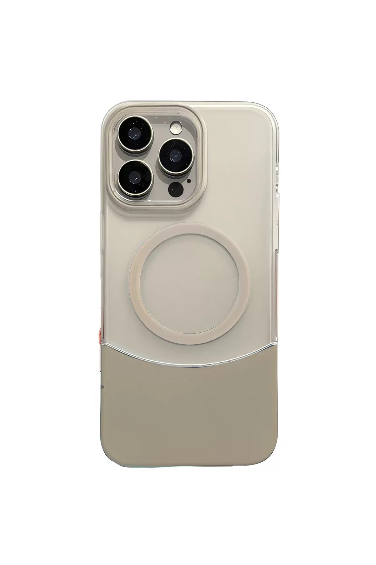 Joko Apple iPhone 16 Pro Max Uyumlu Velar Magsafe Kapak - Natural Grey