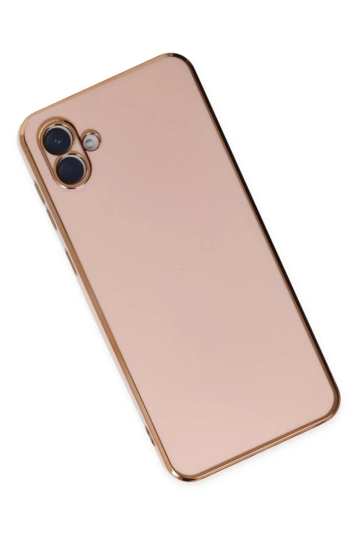 Samsung Galaxy A04 Uyumlu Kılıf Volet Silikon - Pembe