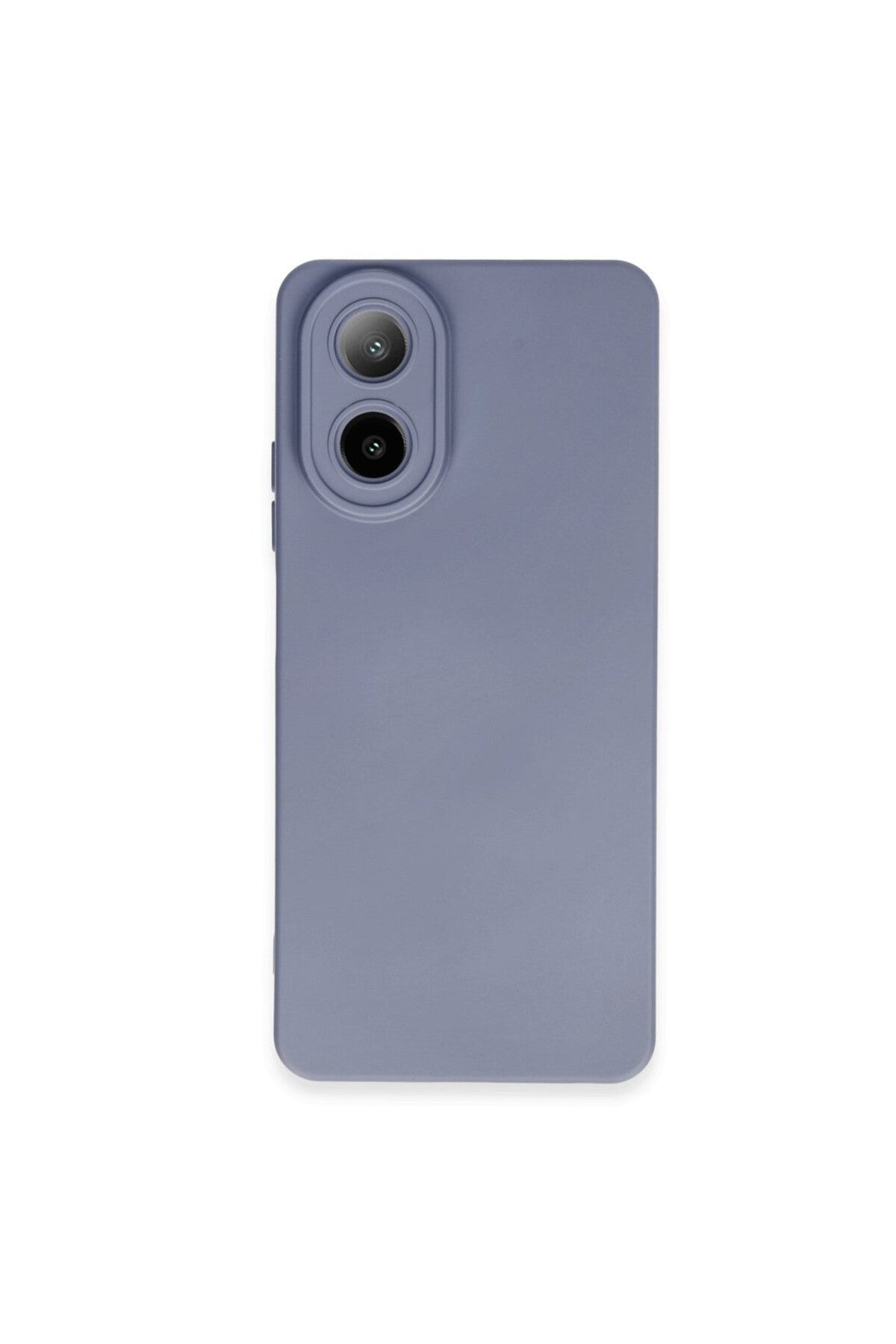 Oppo A38 Uyumlu Kılıf Nano içi Kadife Silikon - Gri