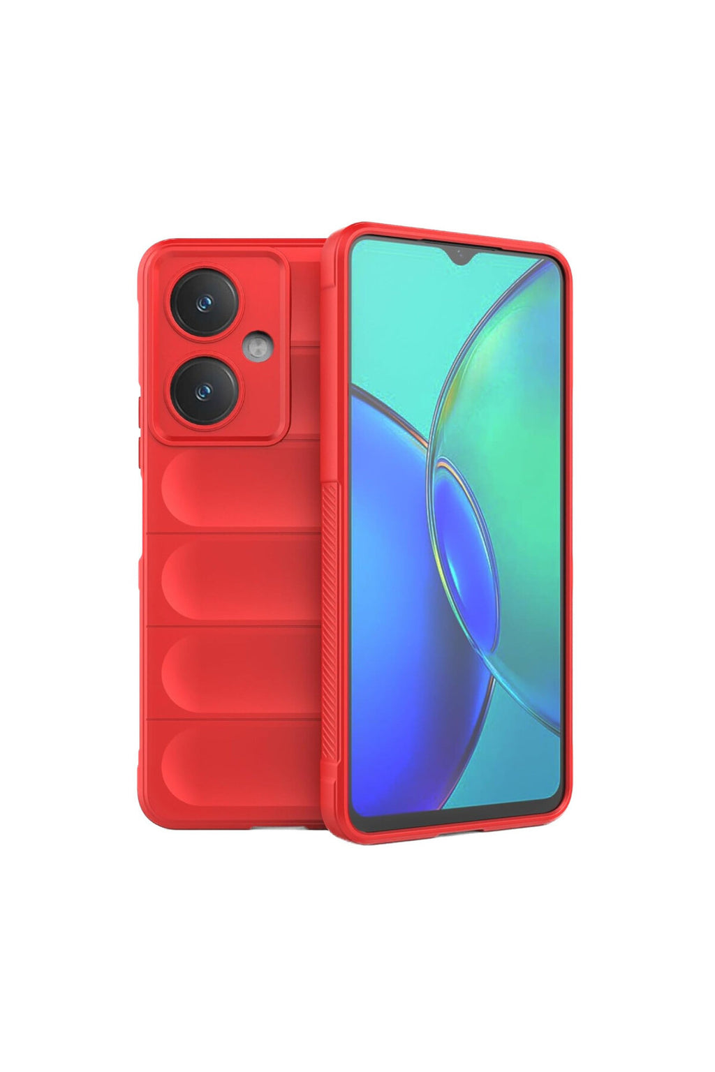 Vivo Y27 Uyumlu Kılıf Optimum Silikon - Kırmızı