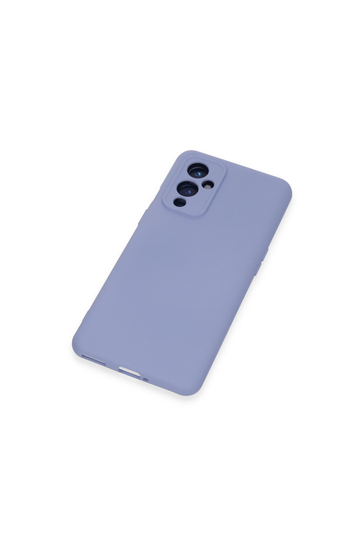 One Plus 9 Kılıf Nano içi Kadife Silikon - Lila
