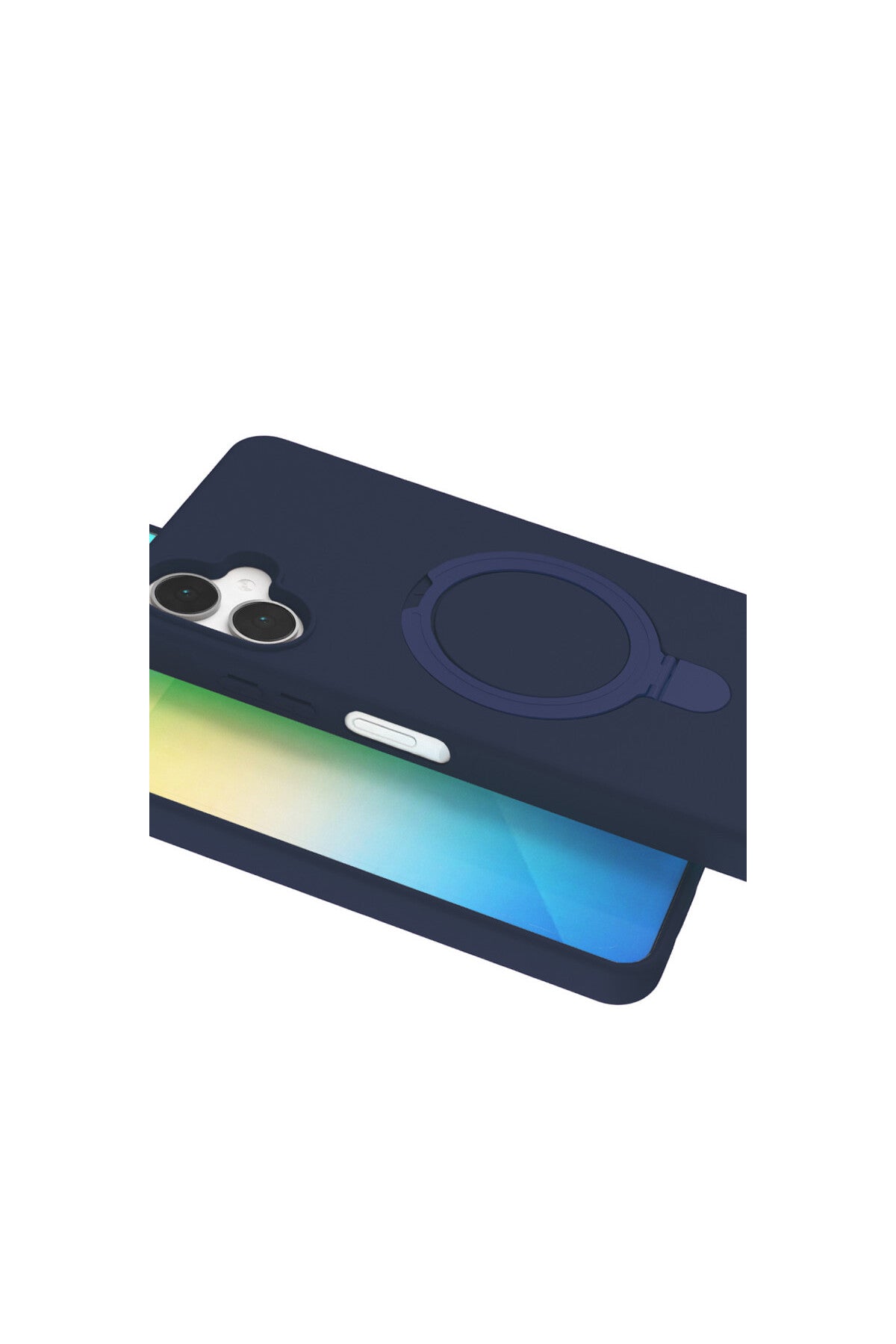 Samsung Galaxy A06 Uyumlu Regal Magsafe Standlı Kapak - Lacivert