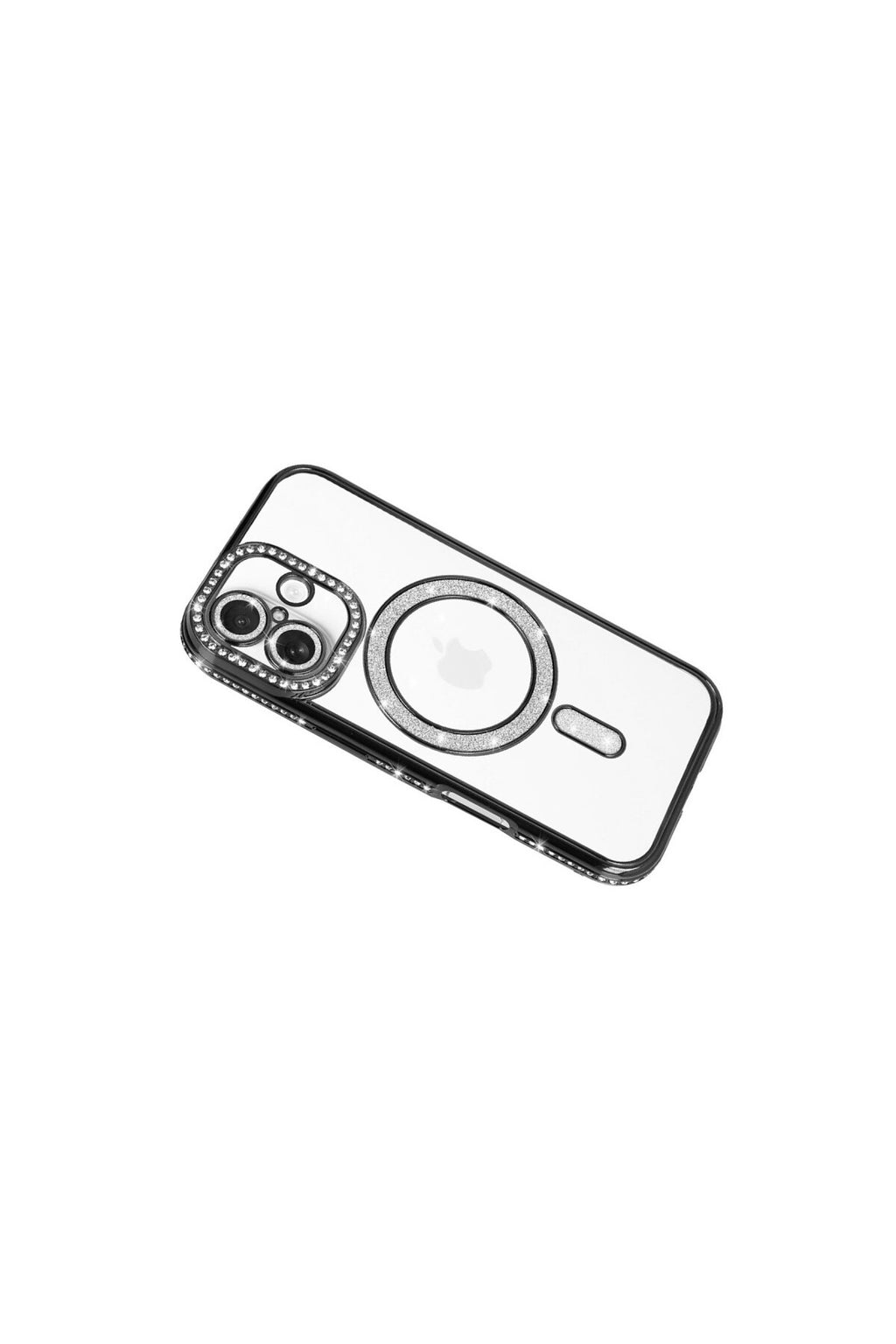 Apple iPhone 17 Uyumlu Joke Simli Magneticsafe Kılıf - Siyah