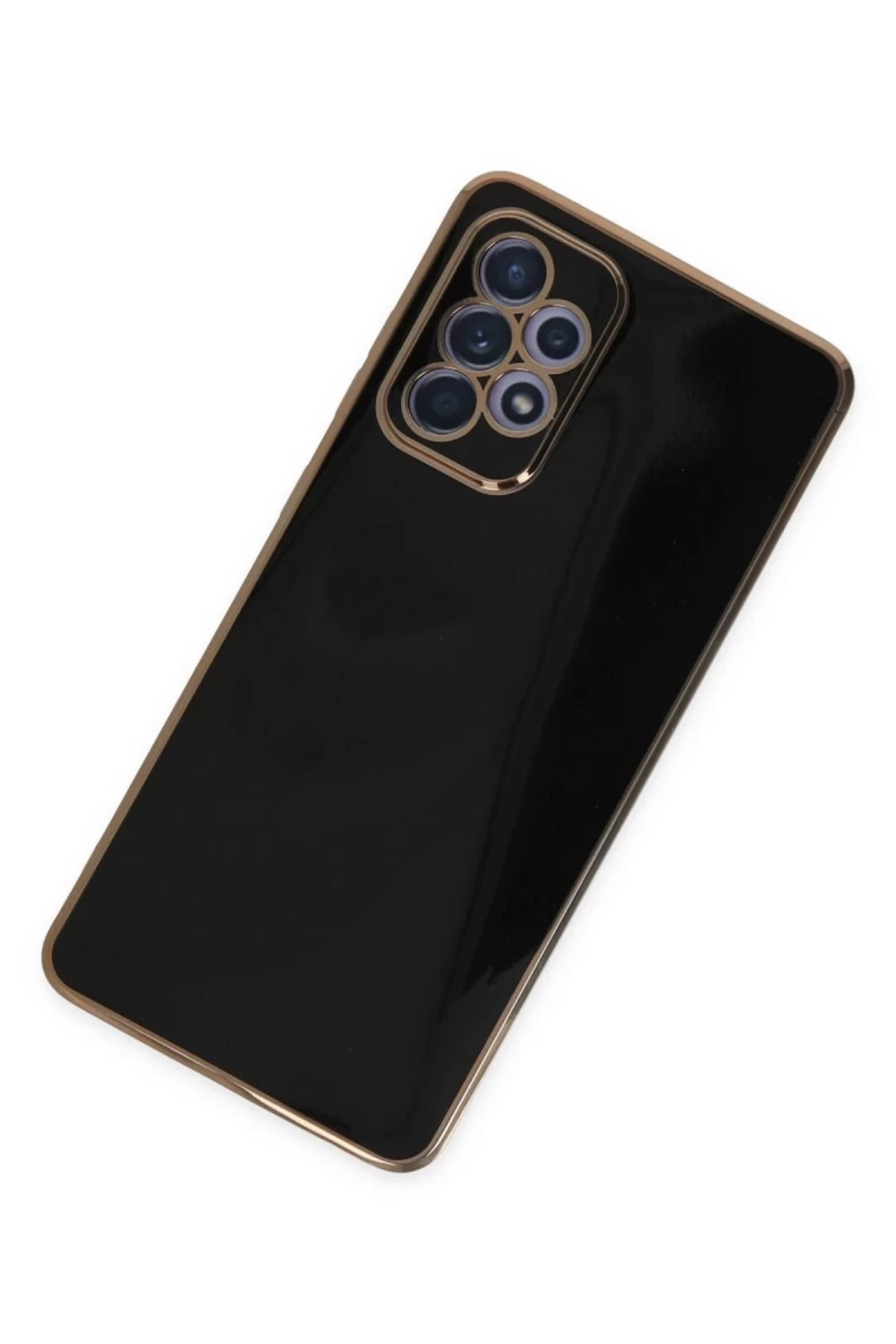 Samsung Galaxy A52 Uyumlu Kılıf Volet Silikon - Siyah