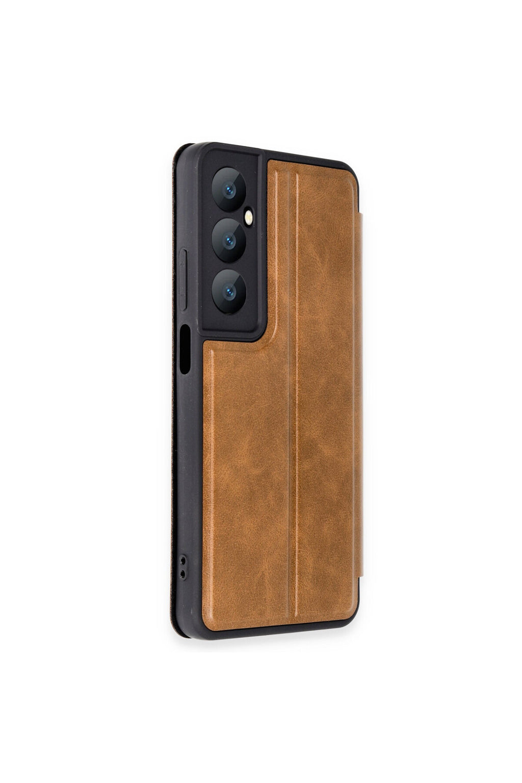Realme C65 Uyumlu Kılıf Flip Cover - Taba