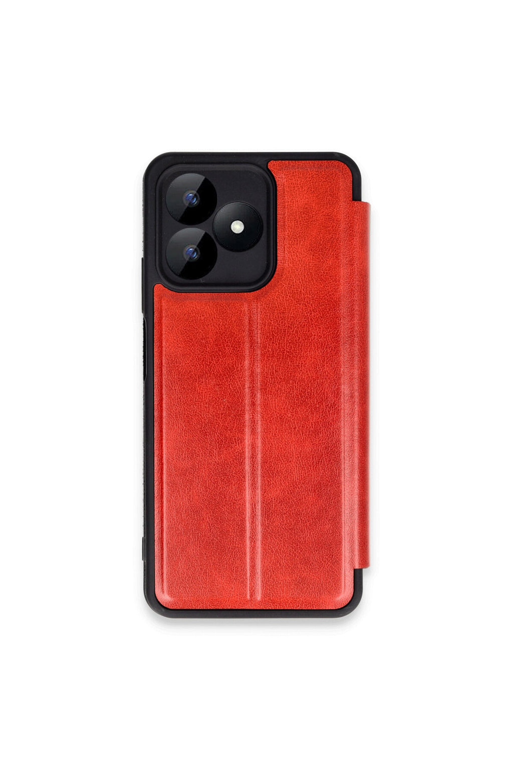 Realme Note 50 4G Uyumlu Kılıf Flip Cover - Kırmızı