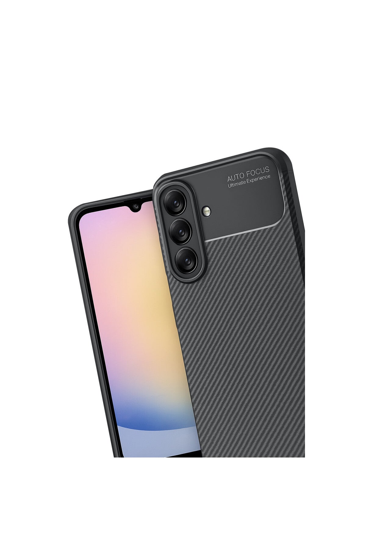 Samsung Galaxy A17 5G Uyumlu Auto Focus Karbon Kapak - Siyah