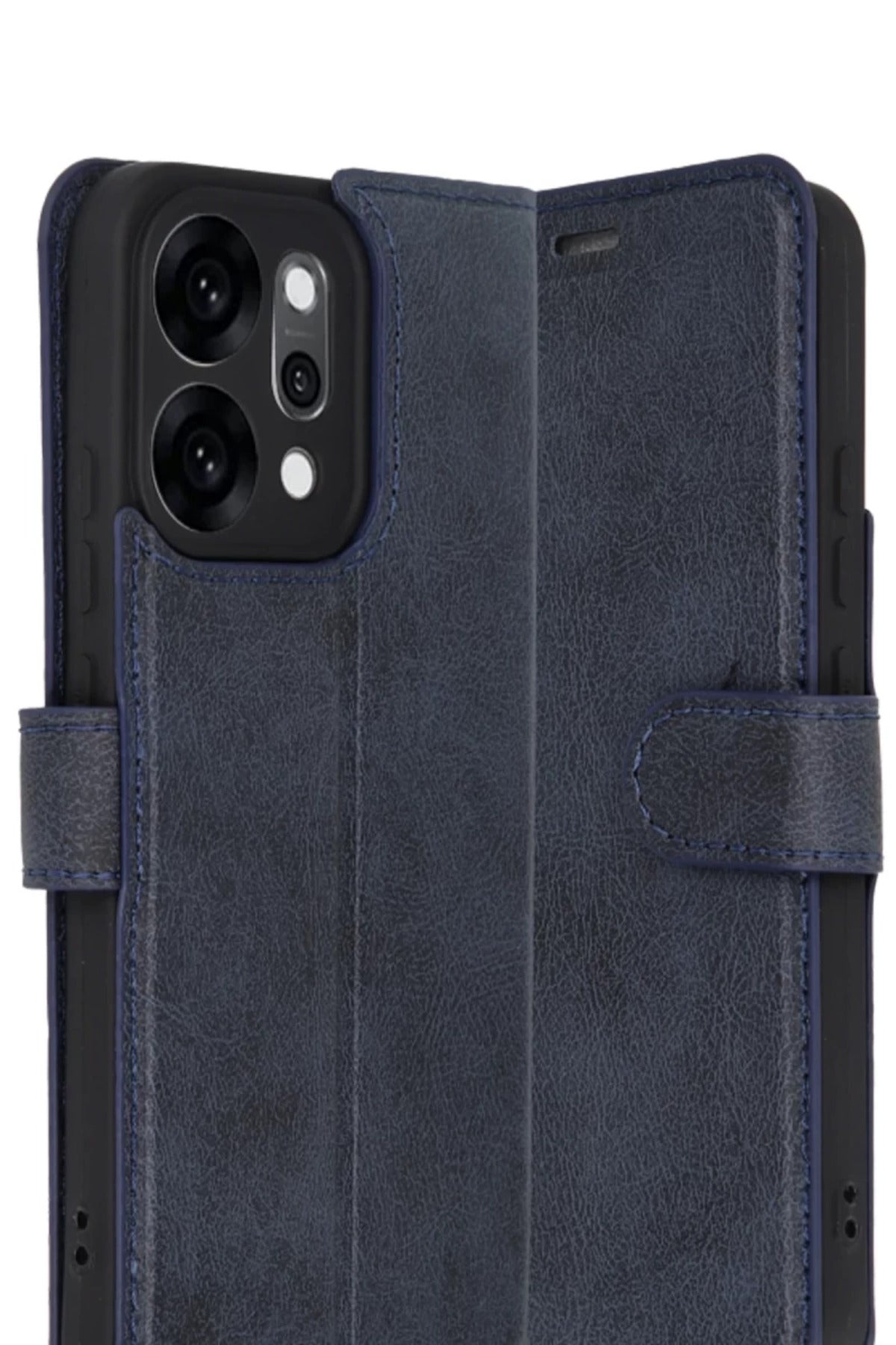 Oppo Reno 14 Uyumlu Trend S Plus Kapaklı Kılıf - Lacivert