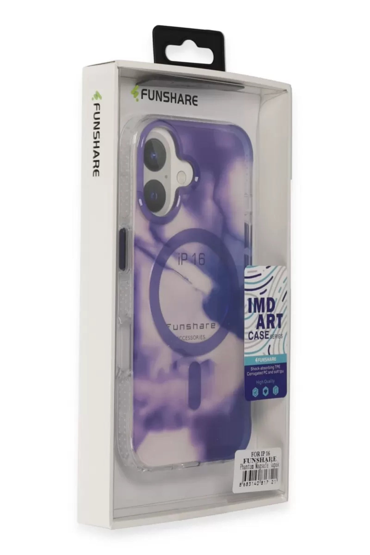 Joko Apple iPhone 16 Uyumlu Phantom Magsafe Kapak - Mor