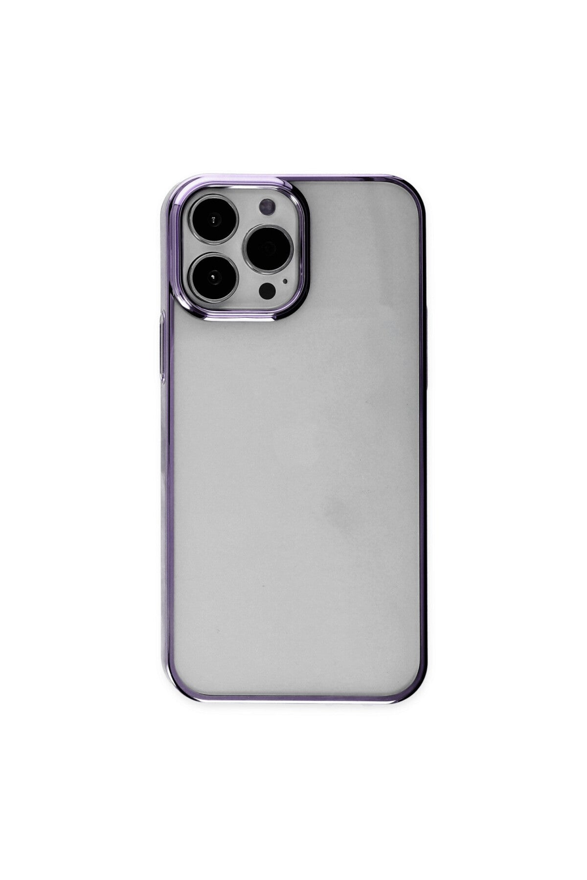 Apple iPhone 13 Pro Max Uyumlu Kılıf Element Silikon - Mor