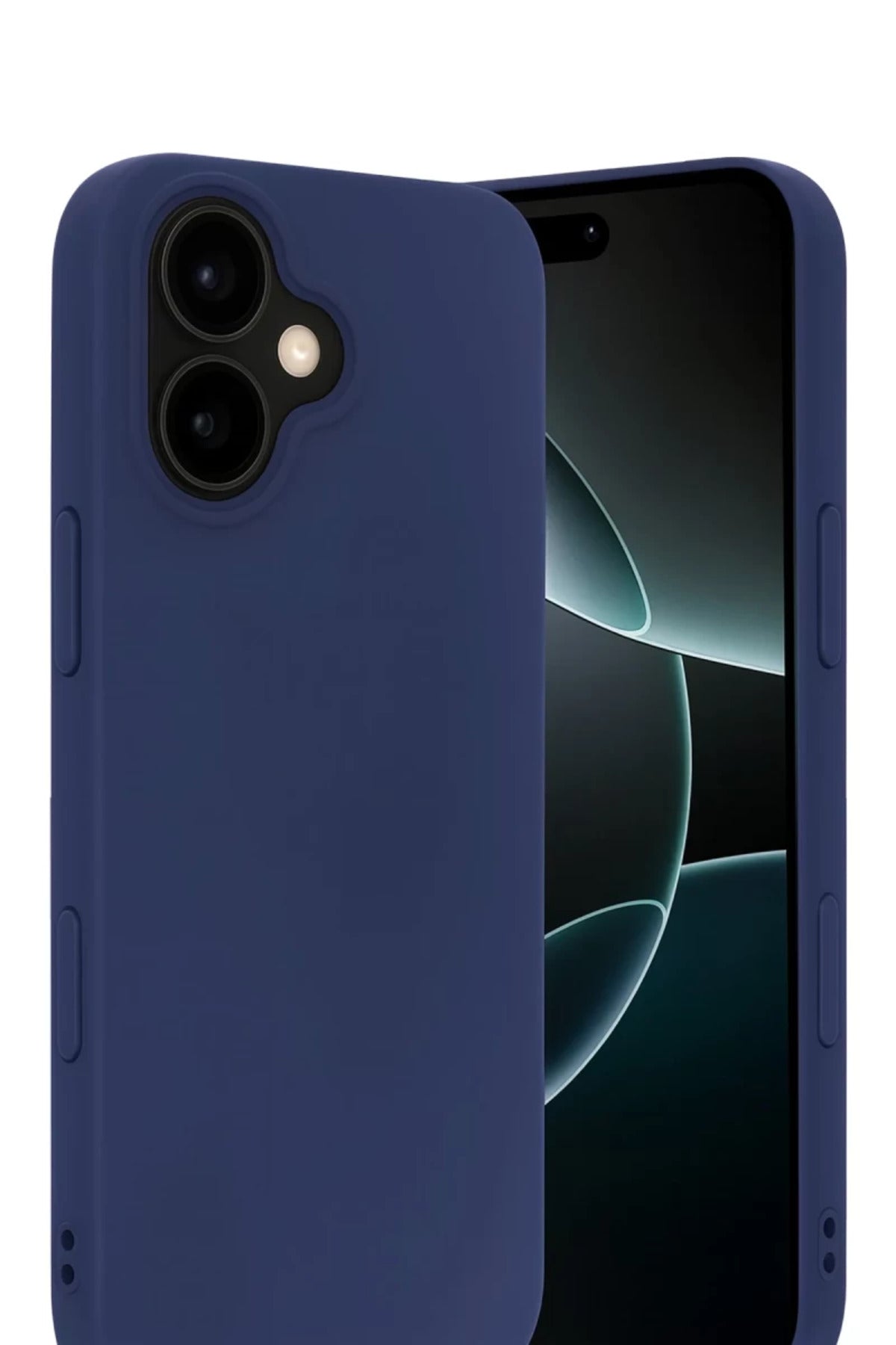 Apple iPhone 17 Uyumlu Nano içi Kadife Silikon - Lacivert
