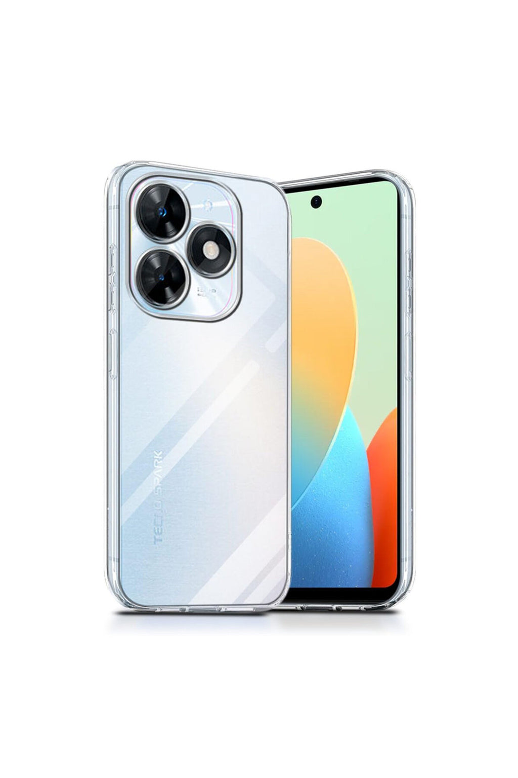 Tecno Spark Go 2024 Kılıf Lüx Şeffaf Silikon