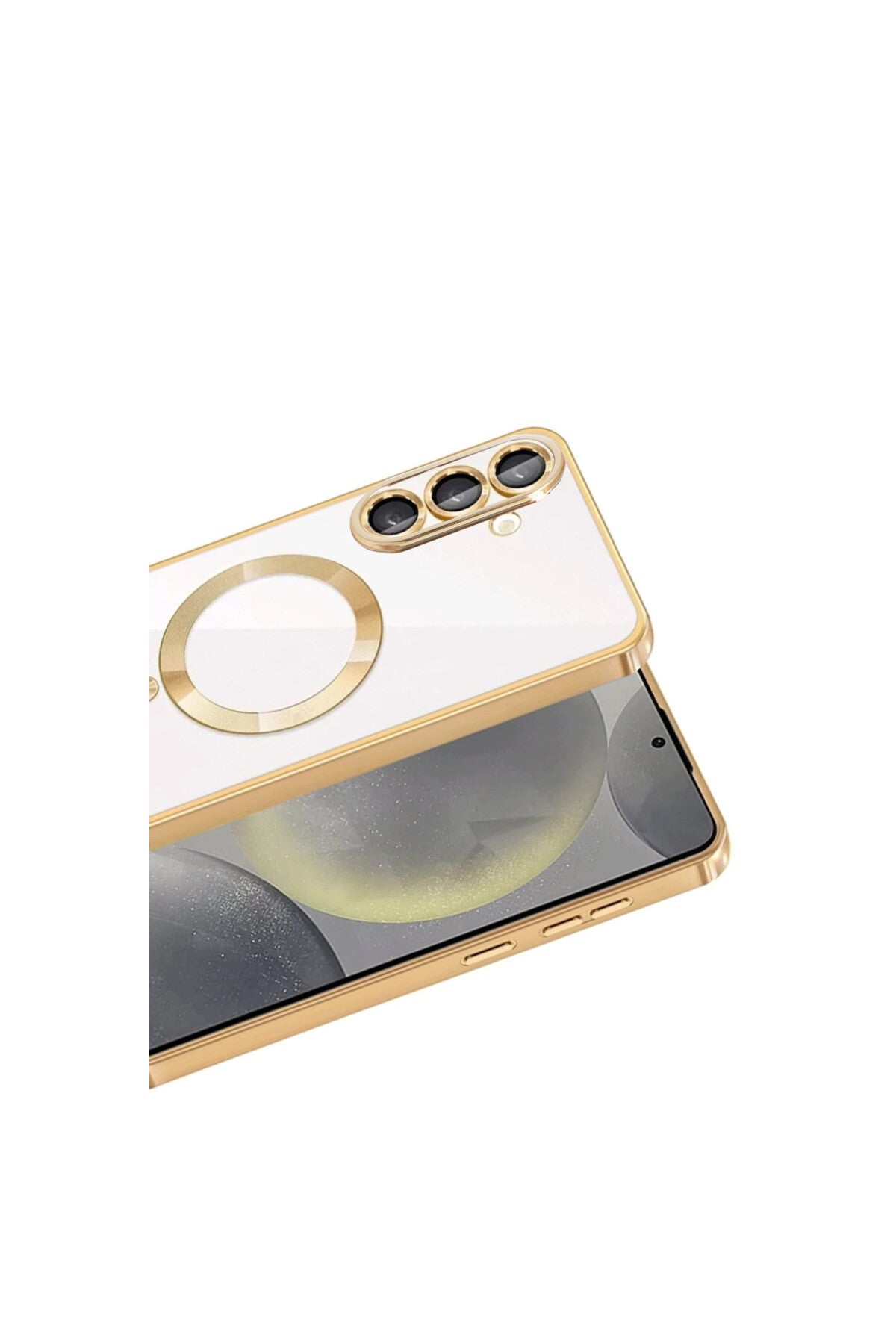 Samsung Galaxy S26 Plus Uyumlu Kross Magneticsafe Kapak - Gold