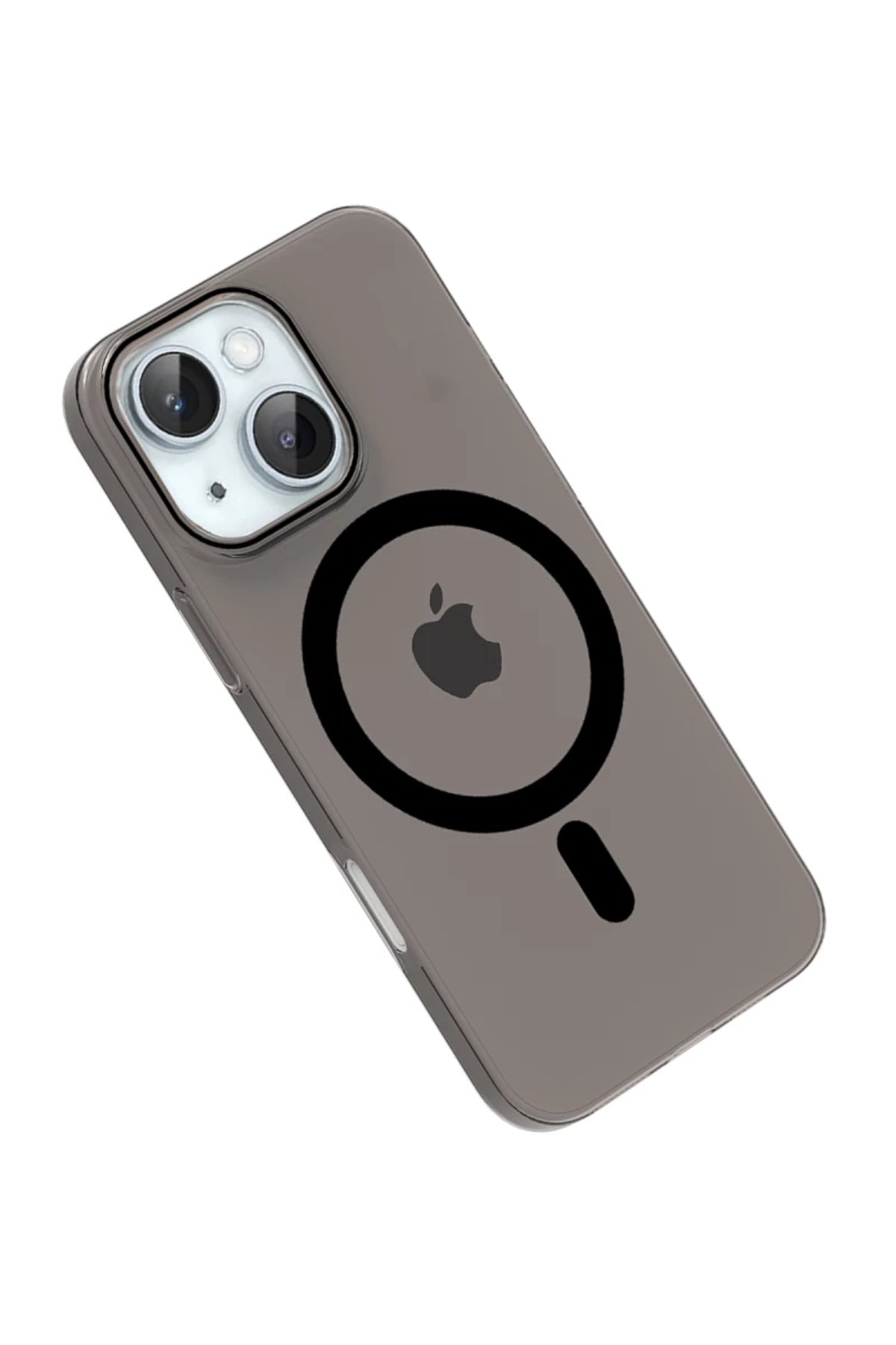 Joko Apple iPhone 15 Uyumlu PC Blank Magsafe Kapak - Siyah