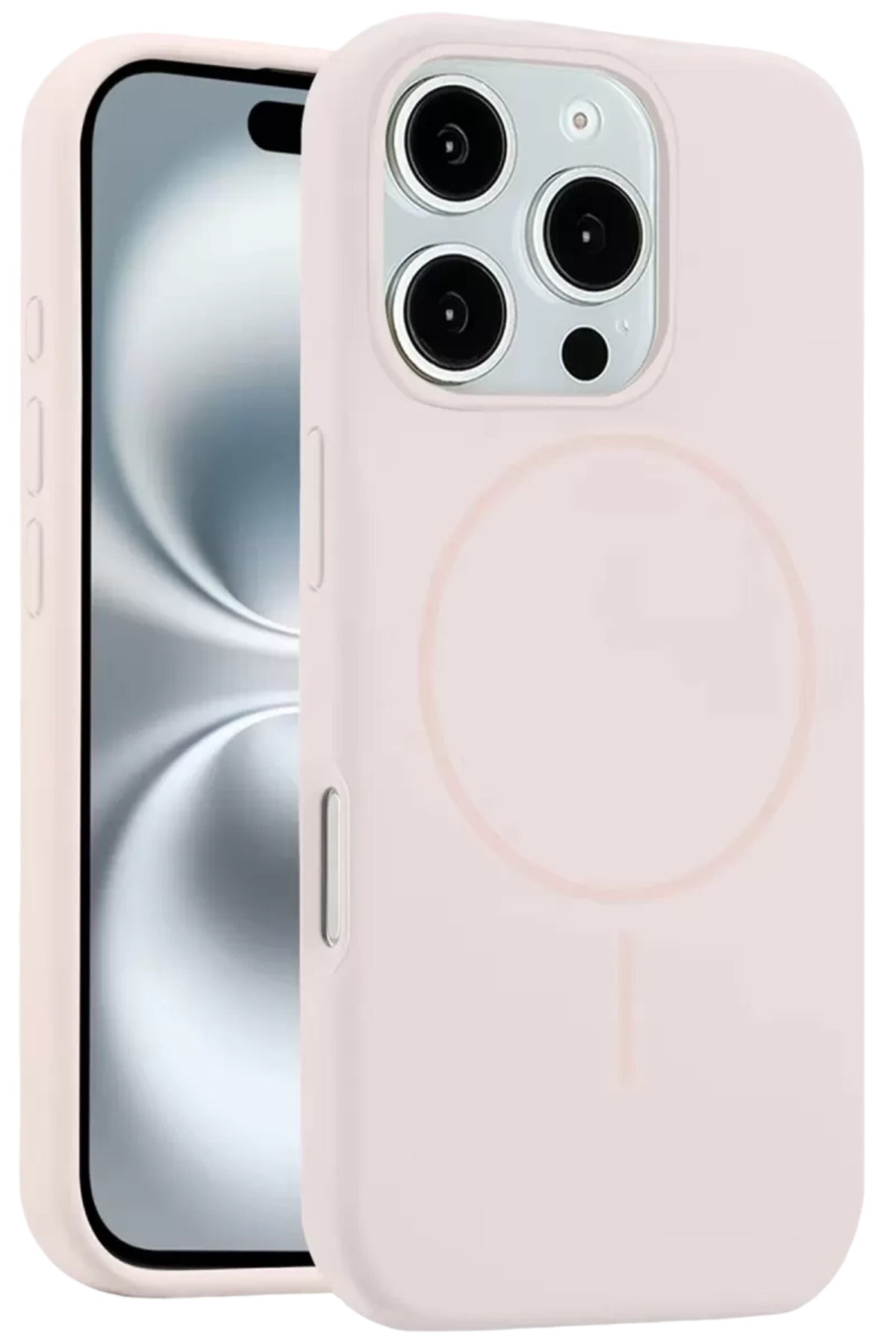 Joko Apple iPhone 16 Pro Uyumlu Kılıf Jully Magsafe Kapak - Pudra