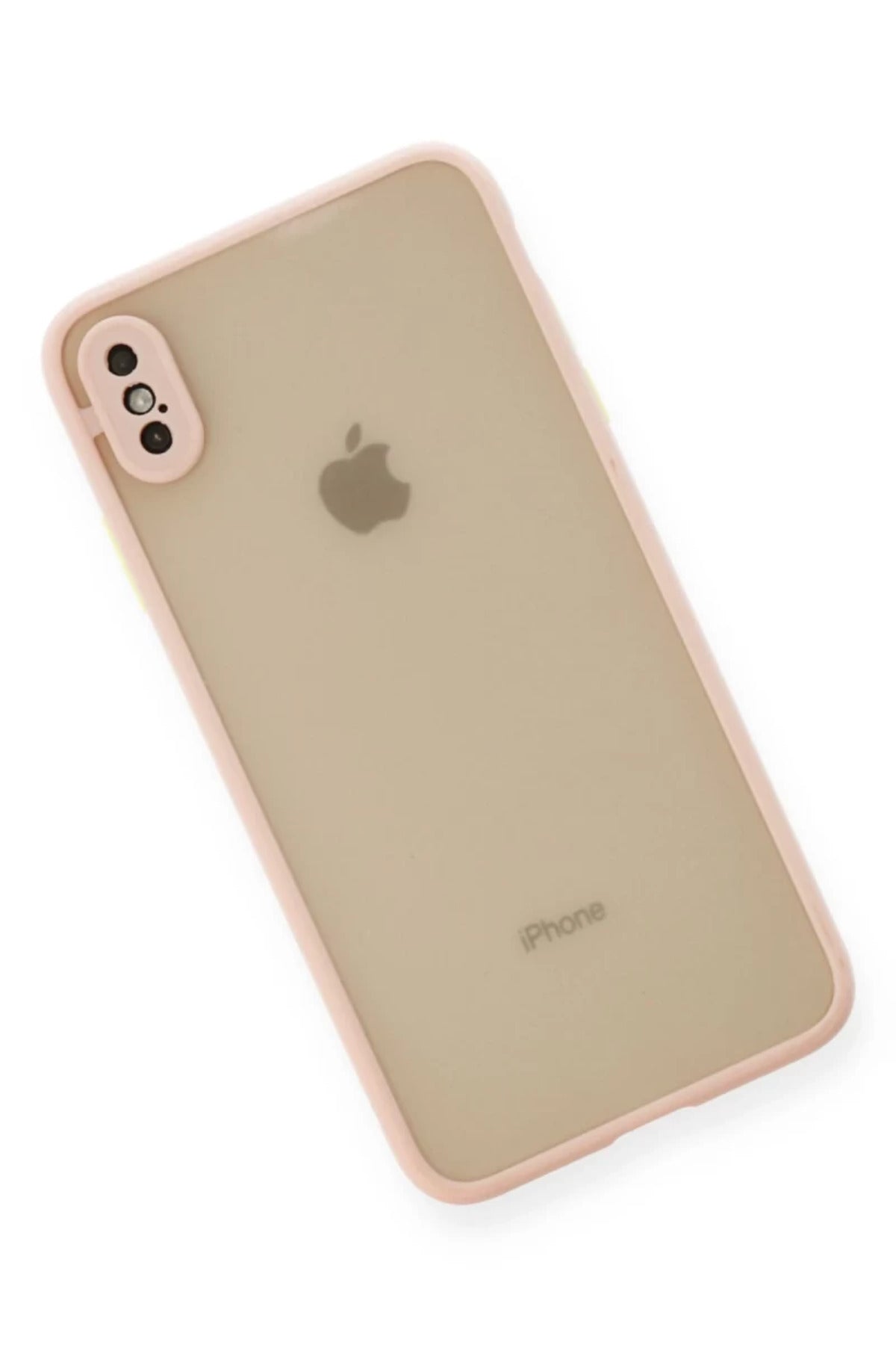 Apple iPhone X Uyumlu Kılıf Montreal Silikon Kapak - Pembe