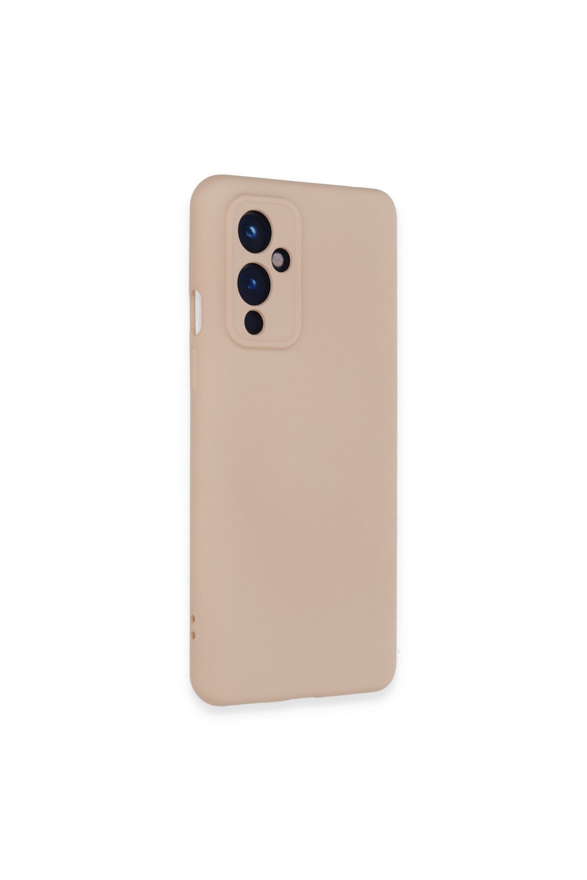 One Plus 9 Kılıf Nano içi Kadife Silikon - Pudra