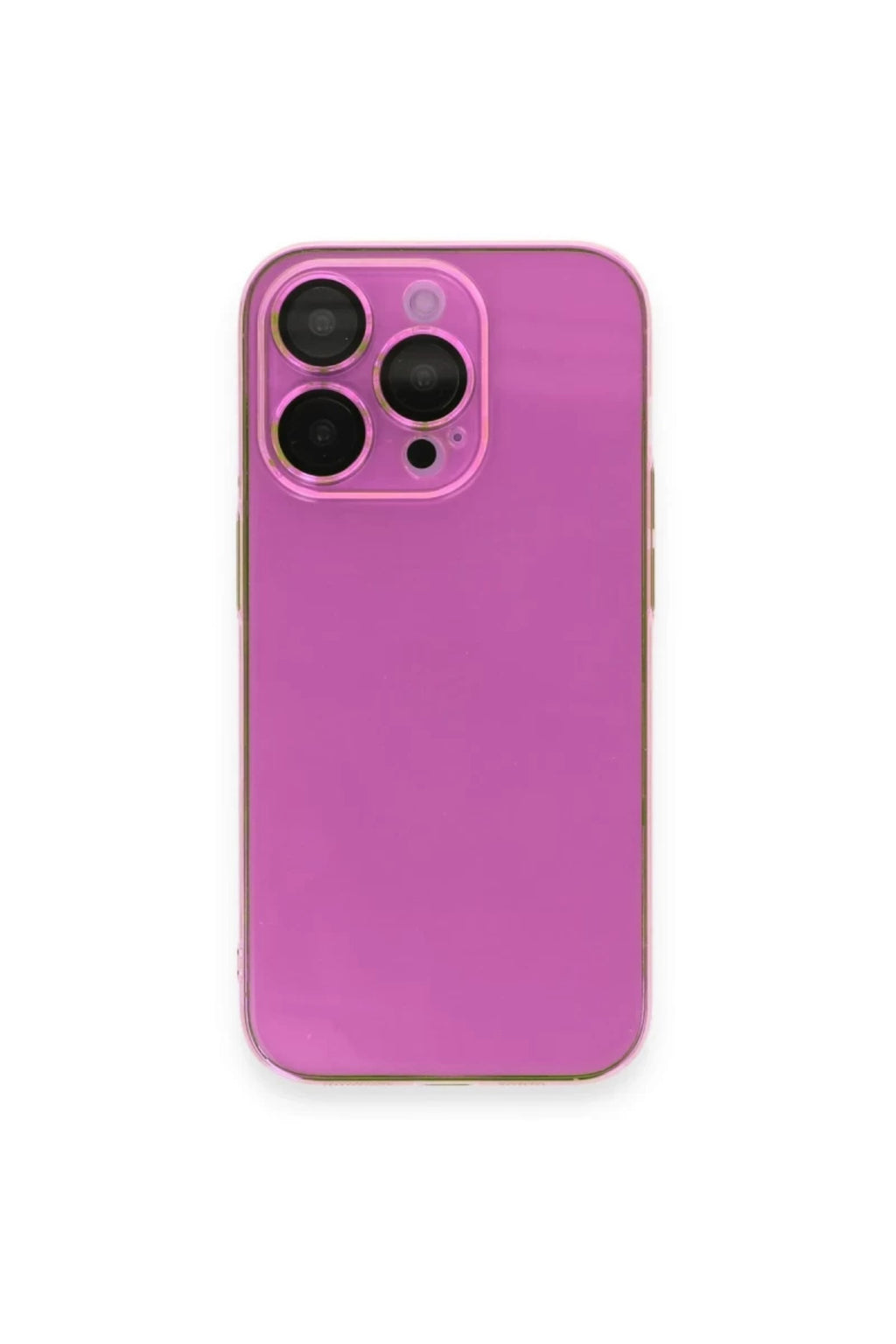 Apple iPhone 14 Pro Max Uyumlu Kılıf Armada Lensli Kapak - Pembe