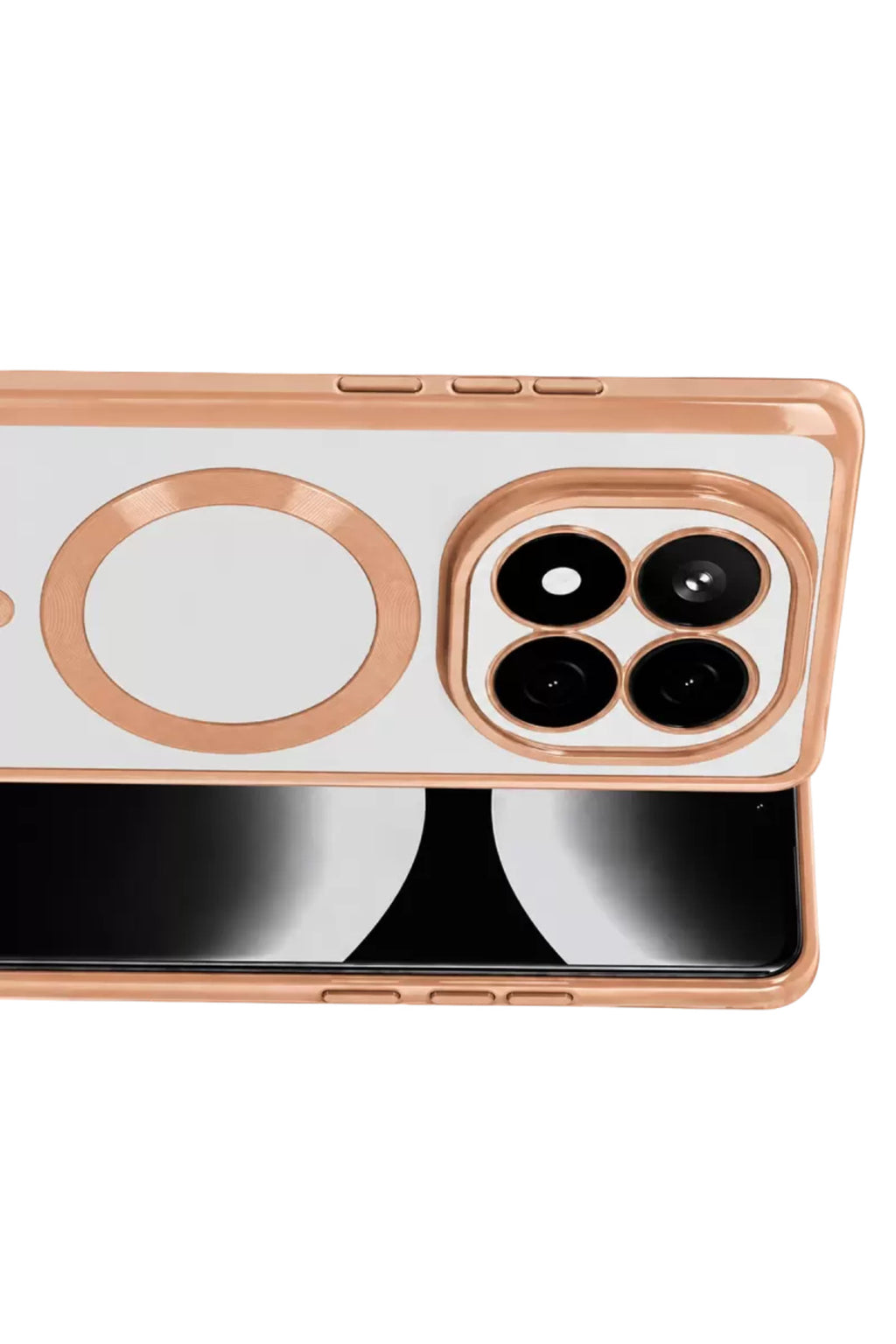 Xiaomi Redmi Note 15 Pro Plus 5G Uyumlu Kross Magneticsafe Kapak - Rose