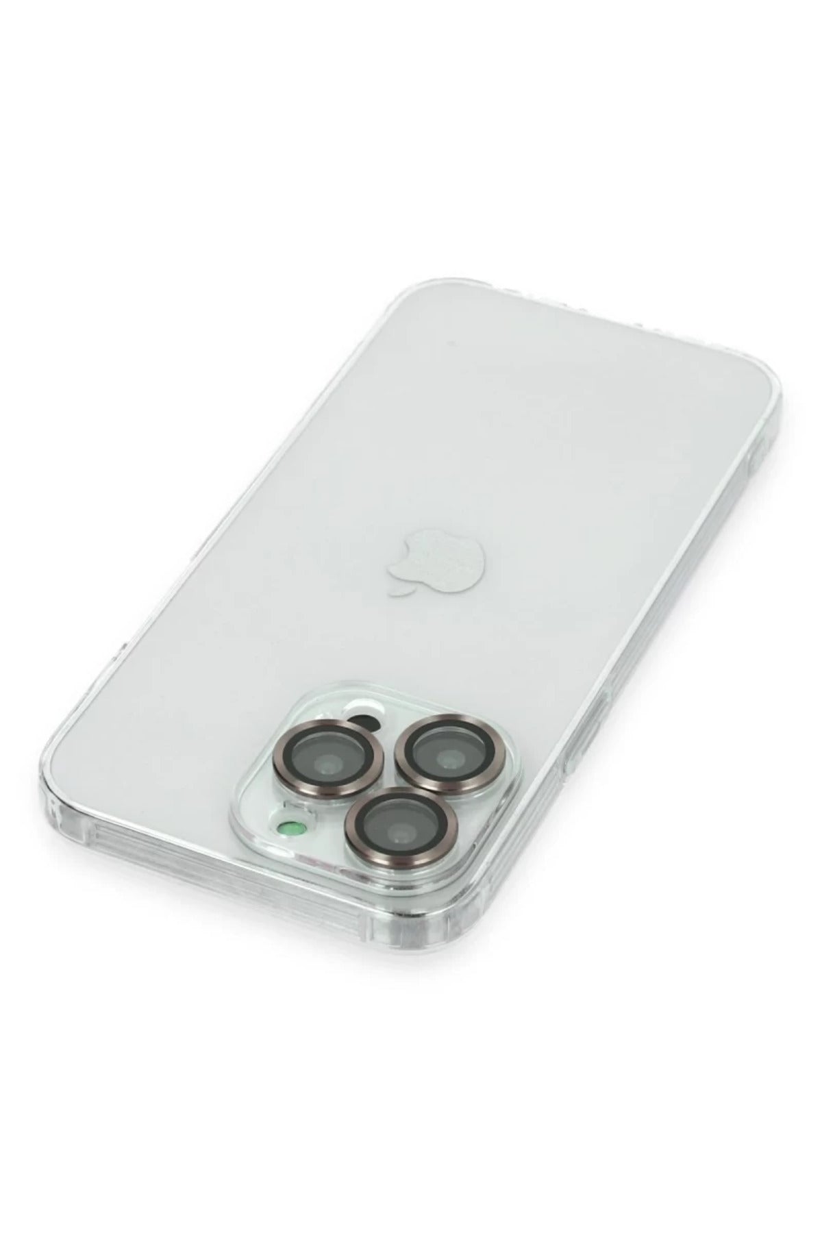 Apple iPhone 13 Pro Uyumlu Kılıf Luko Lens Silikon -Yeşil