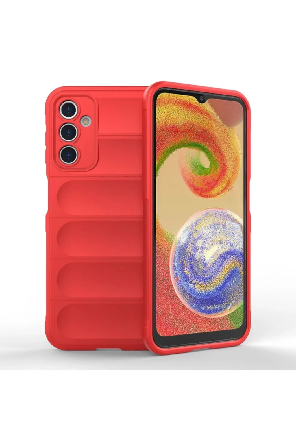 Samsung Galaxy A14 4G Uyumlu Kılıf Optimum Silikon - Kırmızı