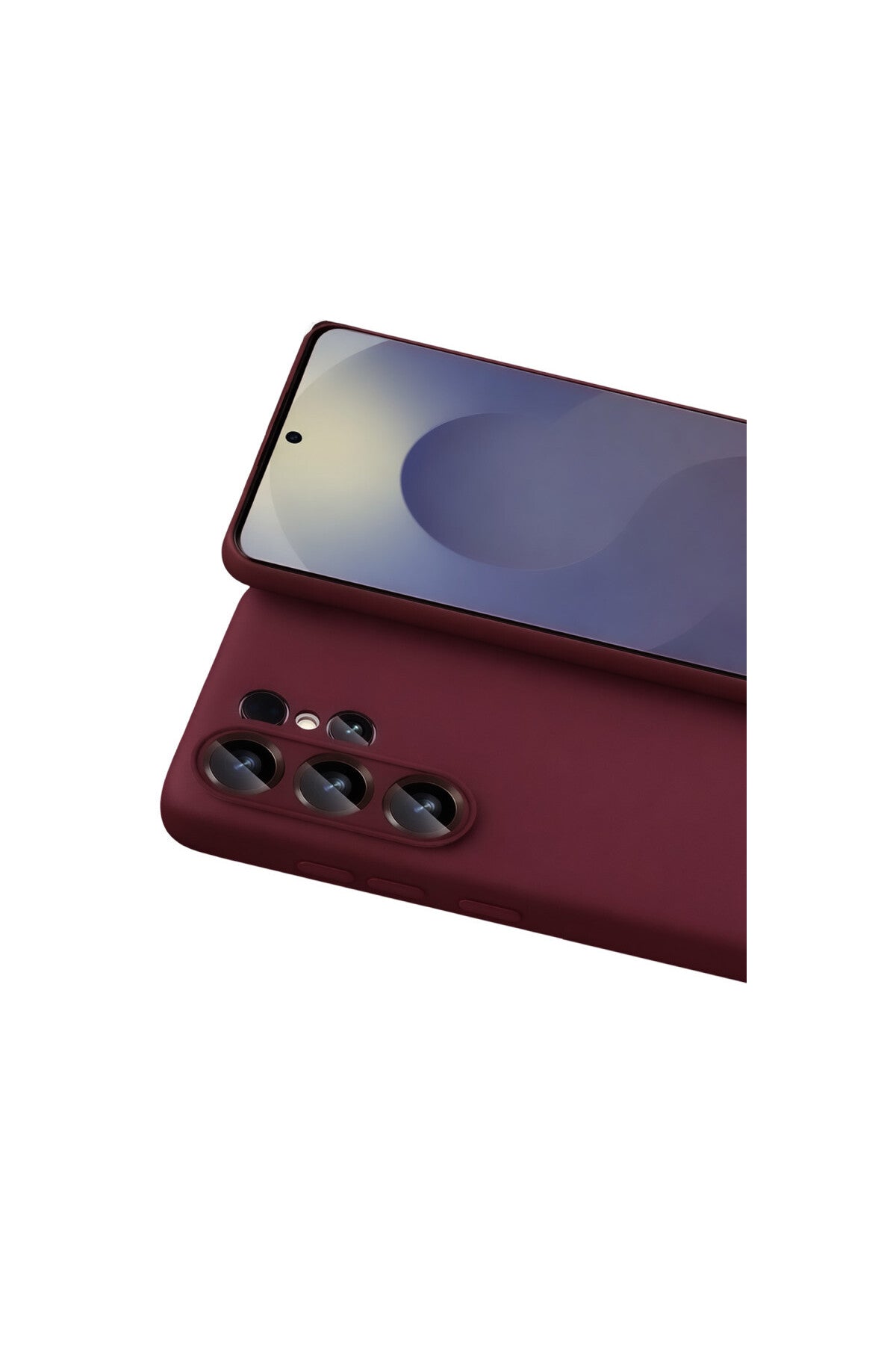 Samsung Galaxy S26 Ultra Uyumlu First Silikon - Bordo