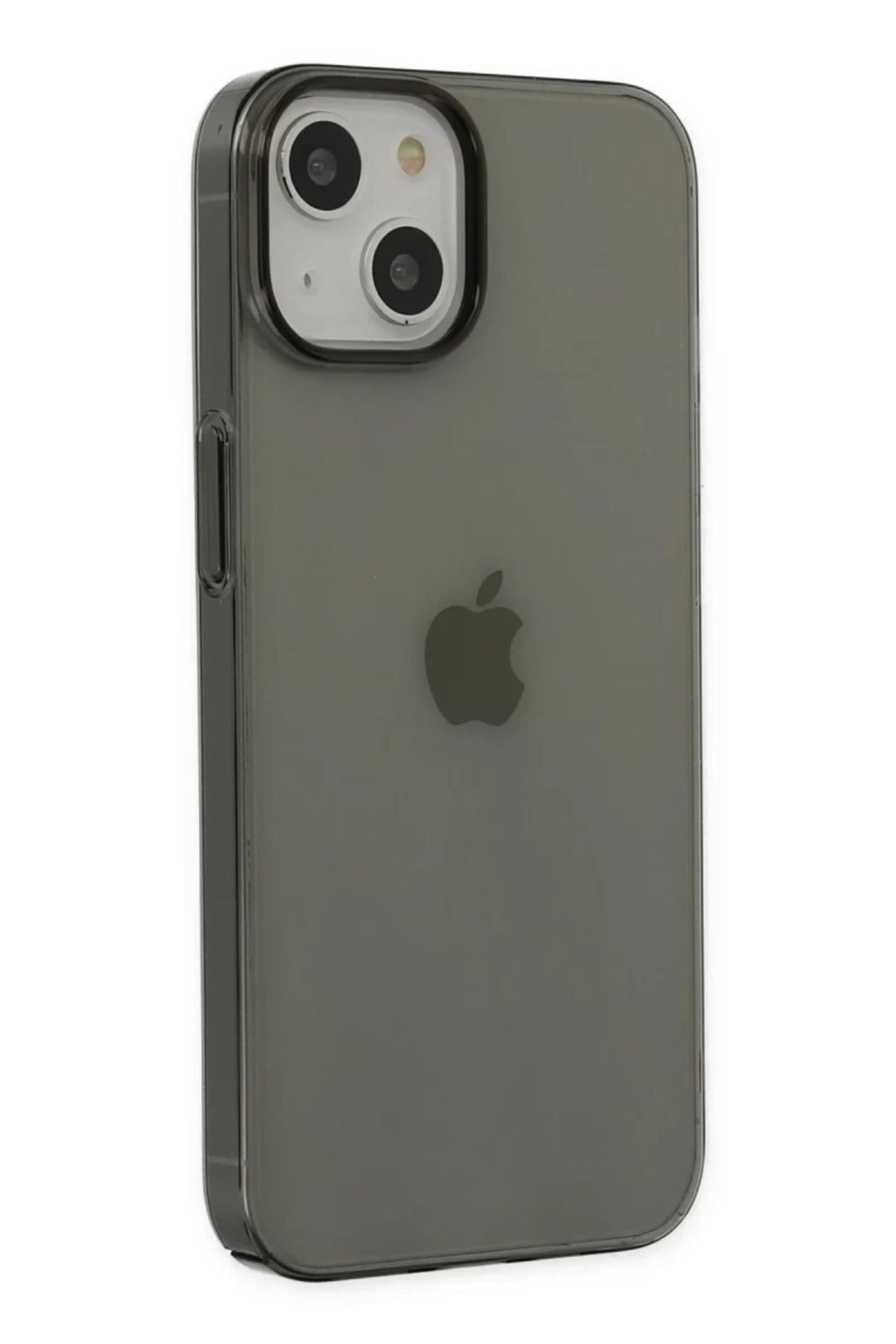 Apple iPhone 14 Plus Uyumlu Kılıf Pc Sert Şeffaf Kapak - Siyah