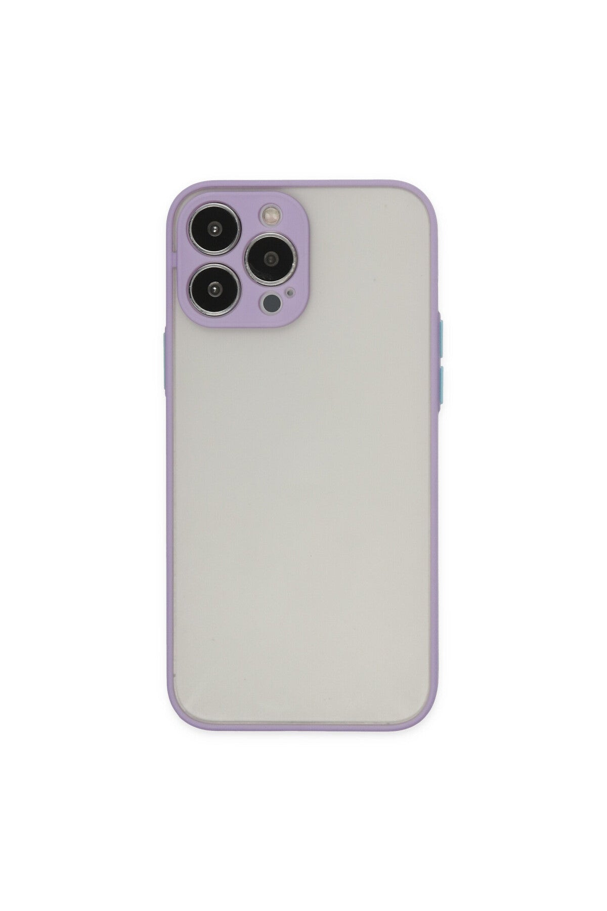 Apple iPhone 15 Pro Max Uyumlu Kılıf Montreal Silikon Kapak - Mor