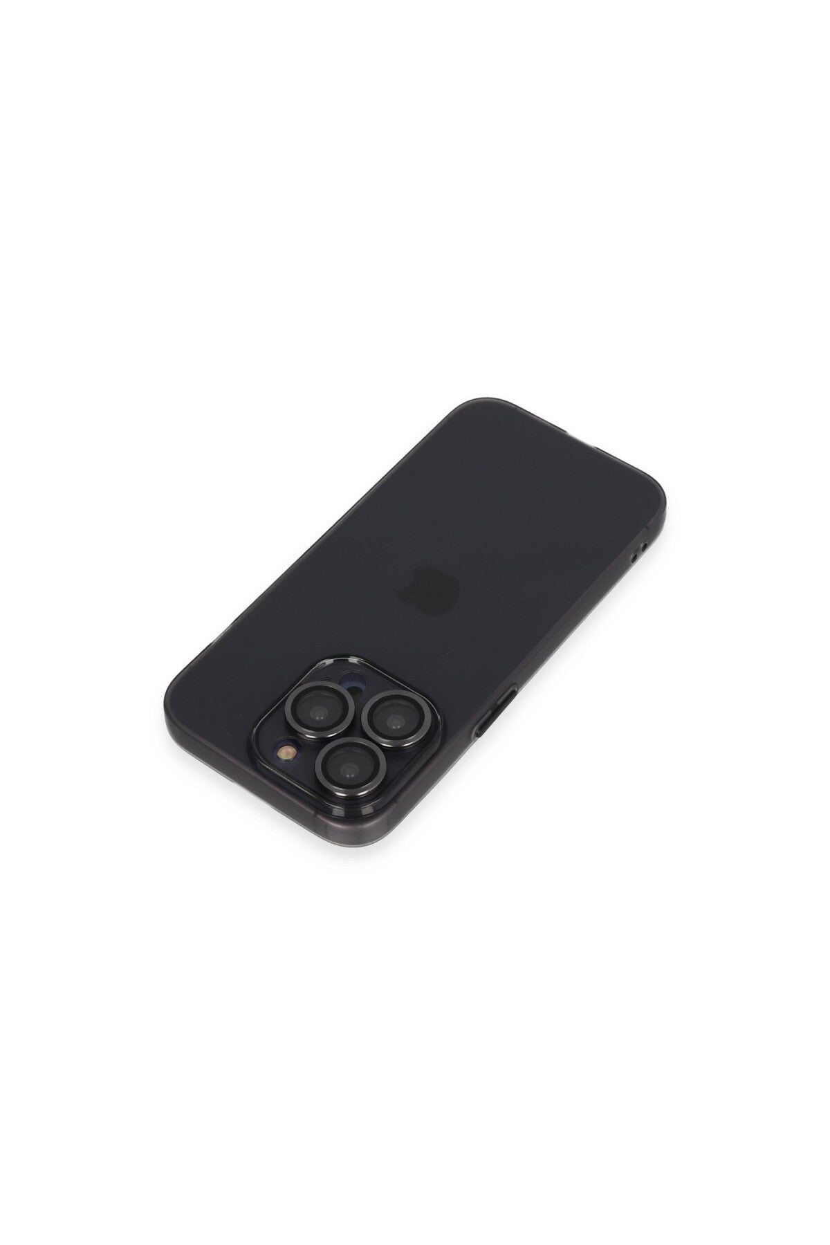 Apple iPhone 13 Pro Max Uyumlu Kılıf Luko Lens Silikon - Siyah